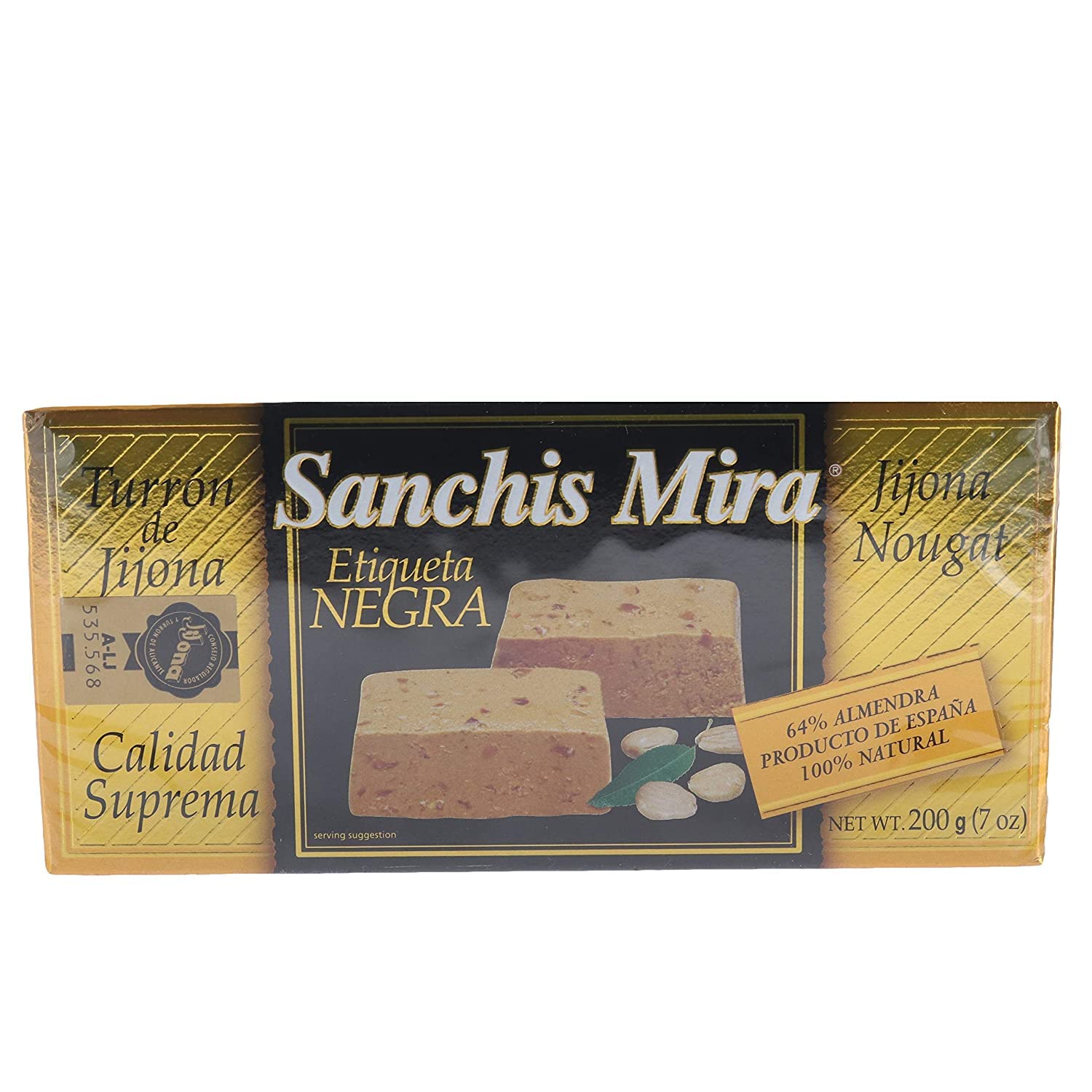 Sanchis Mira Turrón de Jijona 7 oz.