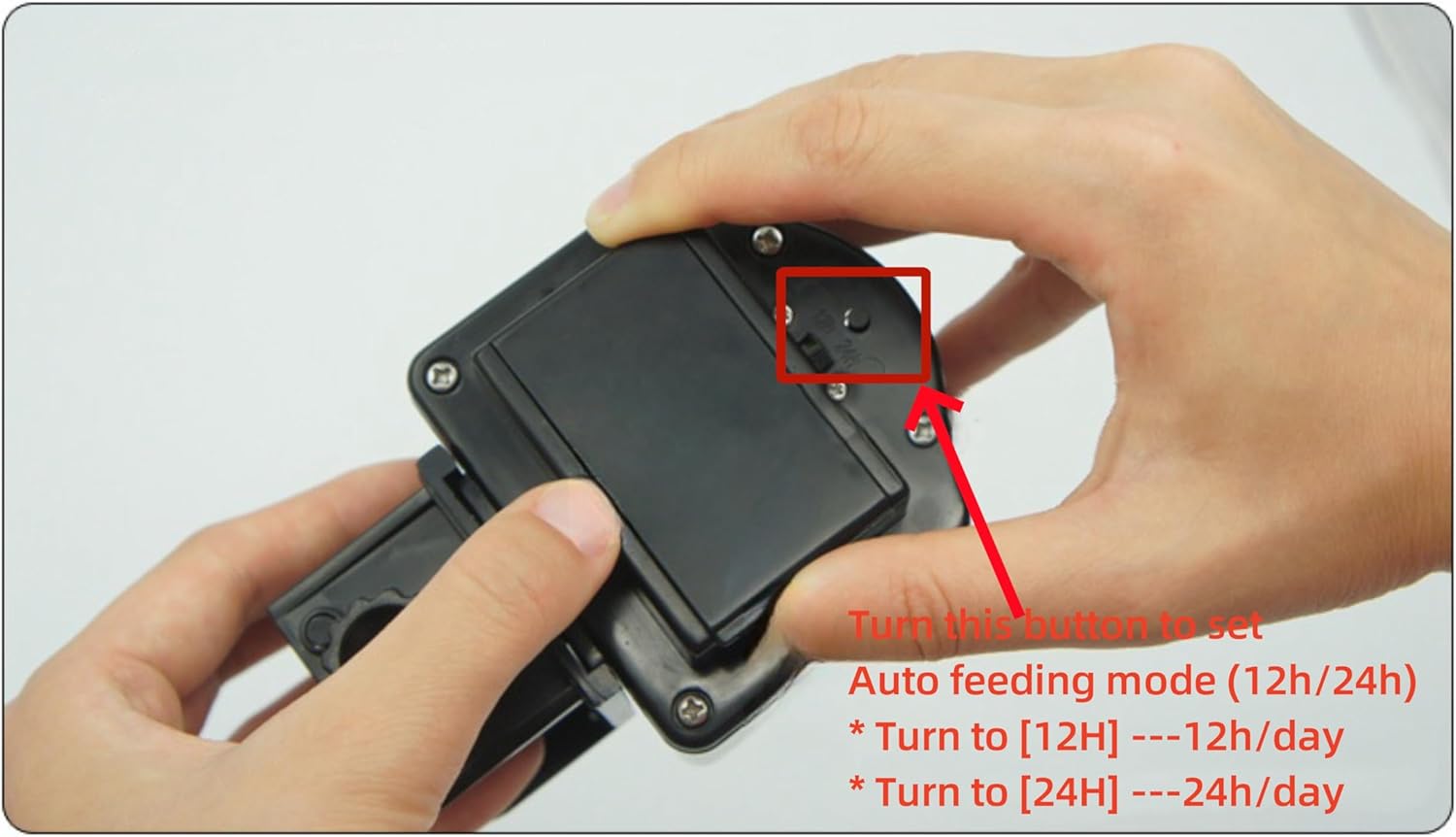 Alimentador automático de peces para acuario, pequeño dispensador automático de alimentos para mini tanque y estanque, adecuado para escamas y
