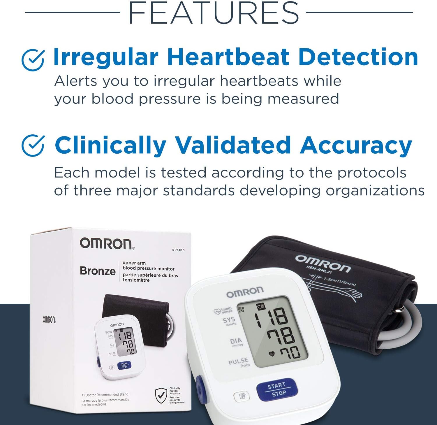 Omron Monitor de composición corporal con báscula, 7 indicadores de fitness, memoria de 90 días y monitor de presión arterial de bronce, puño