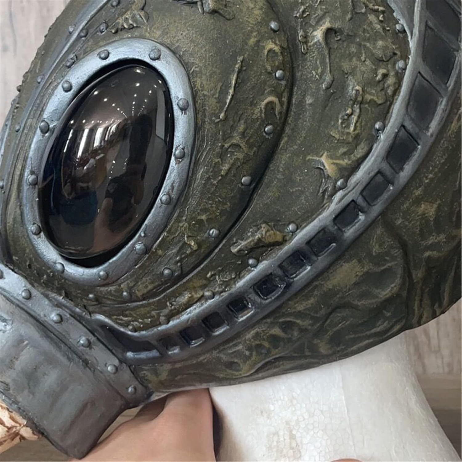 Máscara de hombre de arena de Halloween con cuervo, casco de Morpheus del rey de los sueños, máscara steampunk para mascarada, fiesta de Halloween,