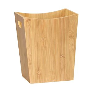 LIANTRAL Cubo de basura pequeño de 2 galones, cubo de basura de madera, cesta de basura de bambú, contenedor de reciclaje para dormitorio, sala de LIANTRAL Cubo de basura pequeño de 2 galones, cubo de basura de madera, cesta de basura de bambú, contenedor de reciclaje para dormitorio, sala de