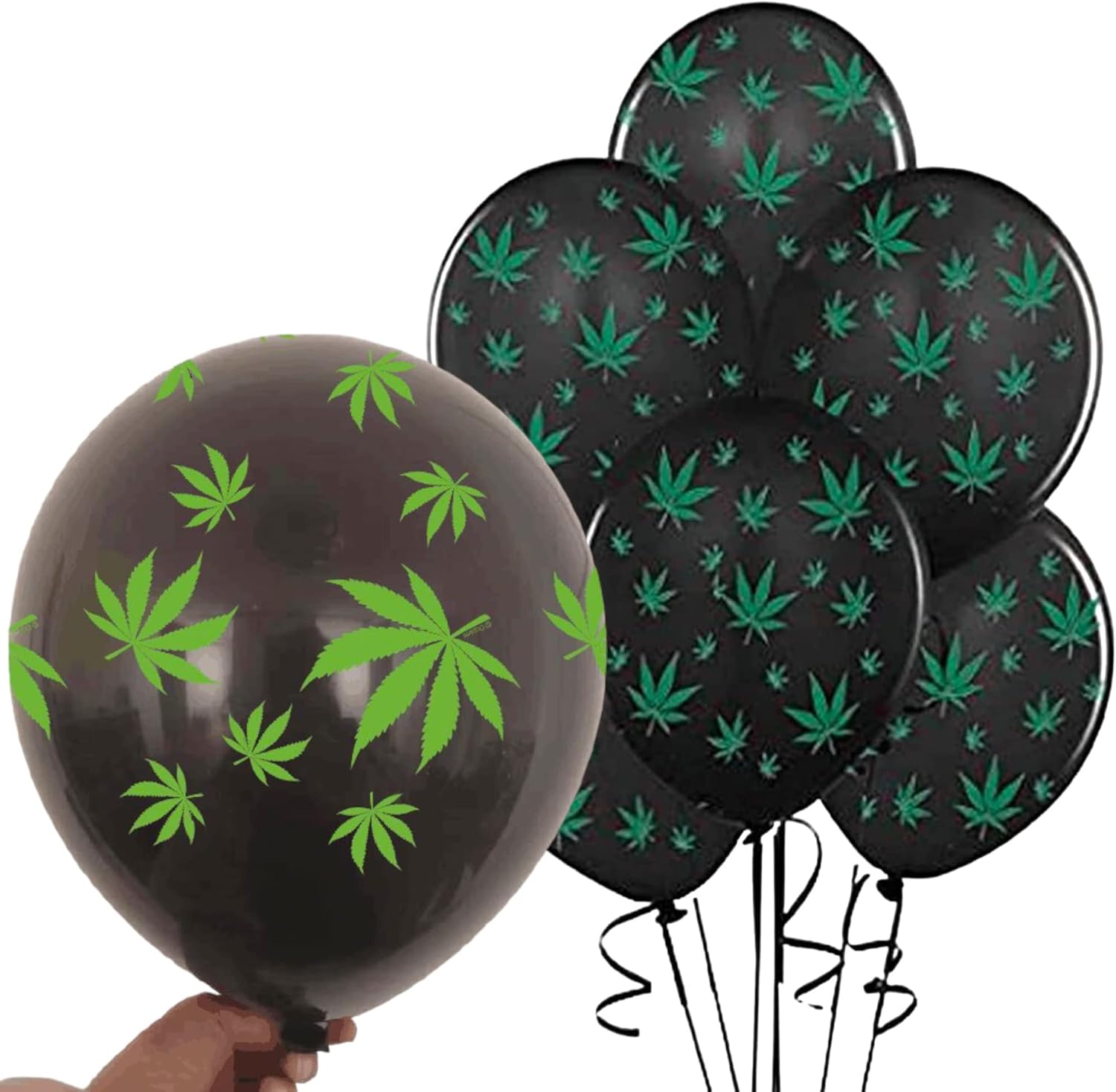 Oojami Mantel desechable de hojas de helecho tropical, color negroverde, ideal para interiores y exteriores, cumpleaños, picnic, retiro, despedida