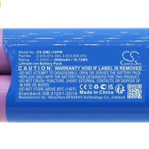 FYIOGXG Cameron Sino – Batería para DREMEL 1100-25, 1100LI, Driver 1120, Stylus 1100 PN DREMEL 2.610.013.393, 2.610.930.072 2600mAh 18.72Wh FYIOGXG Cameron Sino – Batería para DREMEL 1100-25, 1100LI, Driver 1120, Stylus 1100 PN DREMEL 2.610.013.393, 2.610.930.072 2600mAh 18.72Wh