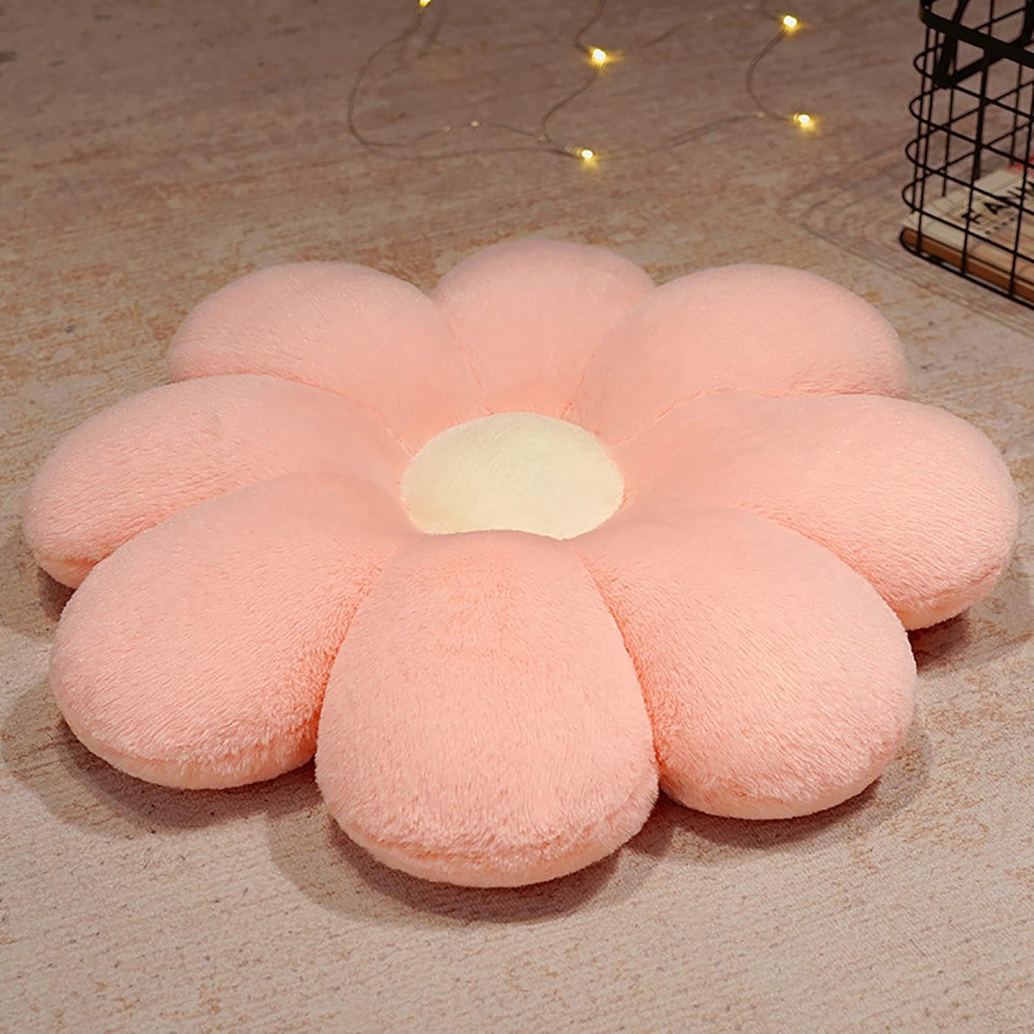 Cojín de imitación de pétalos de piel de conejo, cojín para silla de oficina, dormitorio, ventana de bahía, cojín para sofá, cojín Vikcewn (19