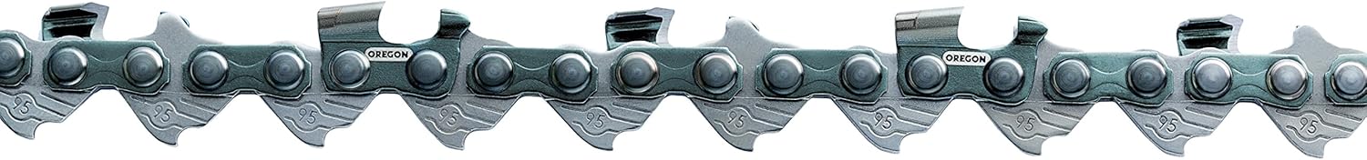 Oregon 95TXL072G 72 Enlace de transmisión, micro cincel de corte estrecho, paso de 0.325 pulgadas, cadena de sierra de calibre .050 pulgadas