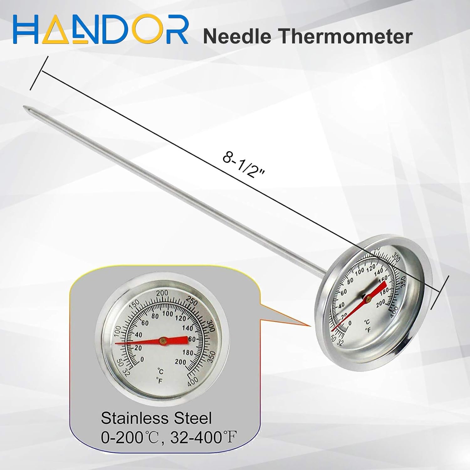 Handor Kit de herramientas de probador de presión de radiador de aluminio, sistema de enfriamiento a presión al vacío, juego de probador de presión