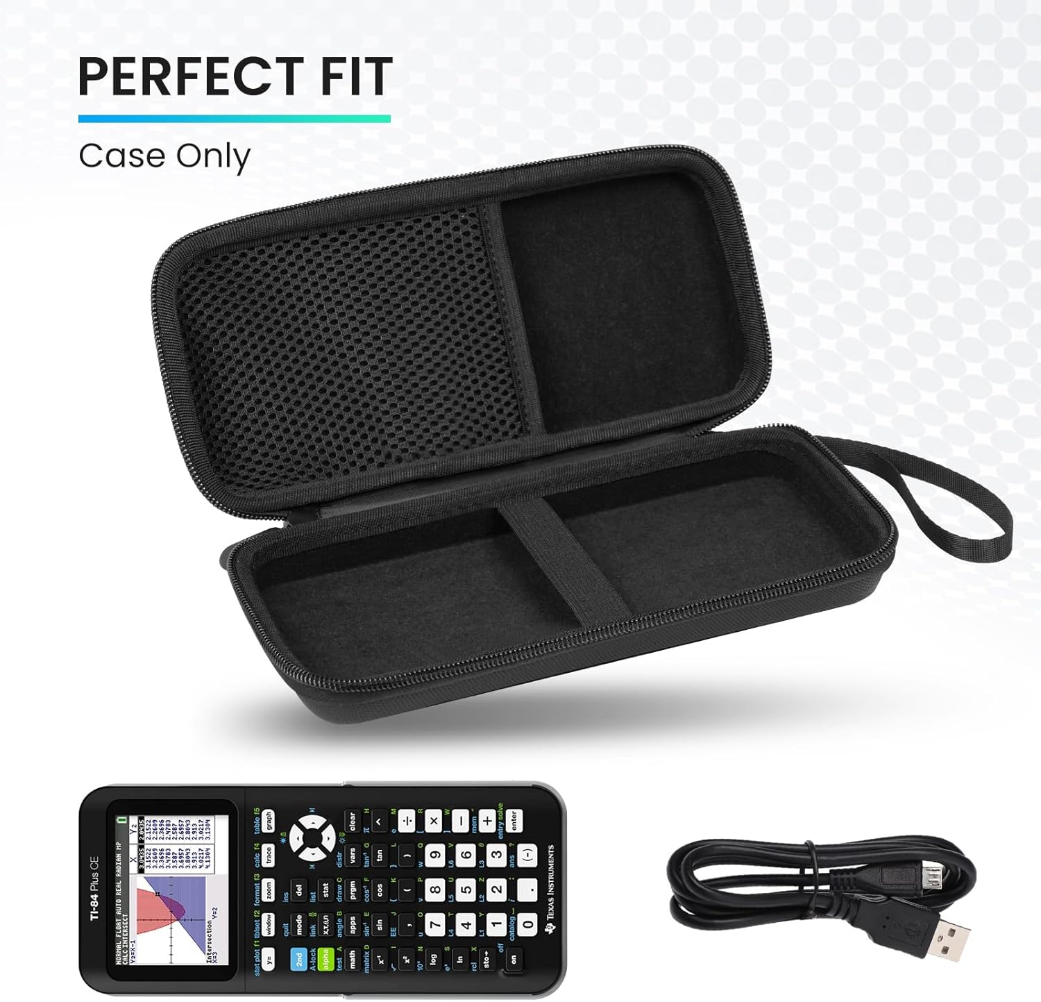 Funda para calculadora gráfica para Texas Instruments TI-84 Plus CE, caja protectora para TI-83 Plus CE Ti-85 Ti-89 Ti-82 PlusC CE, funda rígida de