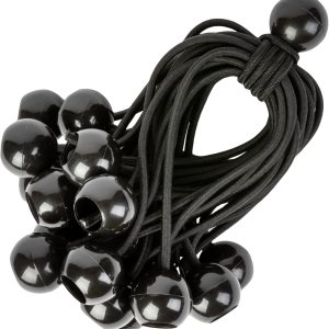 PRETEX Cuerdas elásticas con bolas, juego de 25 piezas x 6 pulgadas, cordón elástico universal con lazos de bola, elásticos resistentes perfectos PRETEX Cuerdas elásticas con bolas, juego de 25 piezas x 6 pulgadas, cordón elástico universal con lazos de bola, elásticos resistentes perfectos