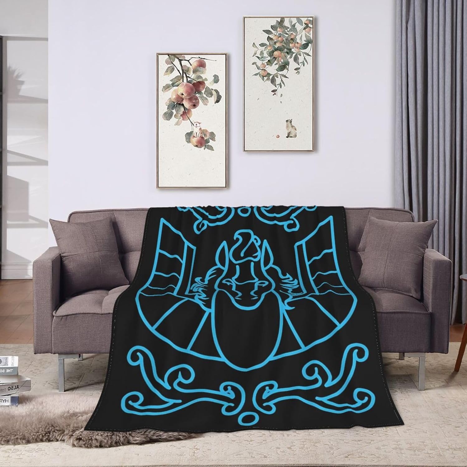 Saint Seiya – Manta de franela súper suave de microforro polar ultrasuave para sofá, cama, sofá, viajes, campamento, 80 x 60 pulgadas