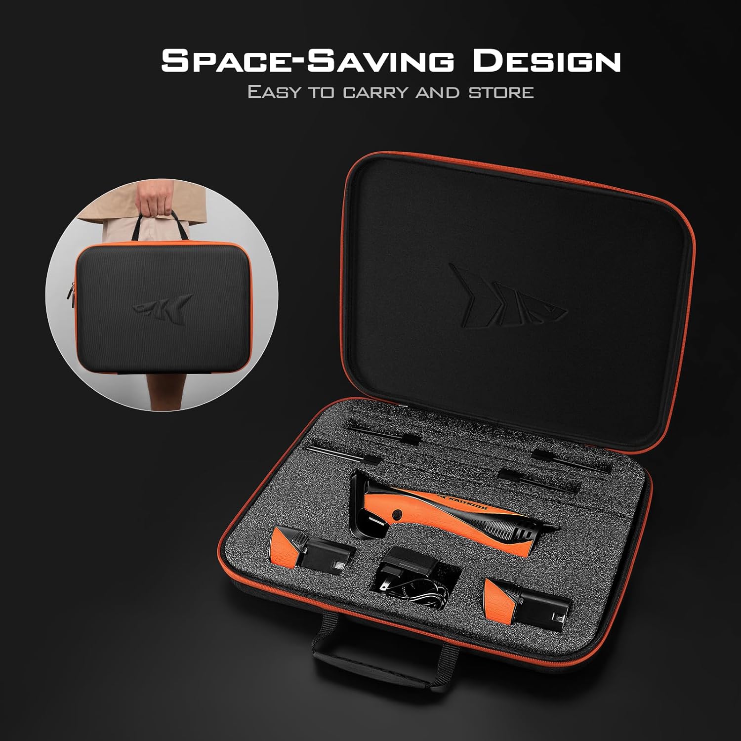 KastKing Speed Demon Pro – Cuchillo de filete eléctrico de iones de litio, cuchillo de pesca recargable inalámbrico con 4 cuchillas, motor de alto