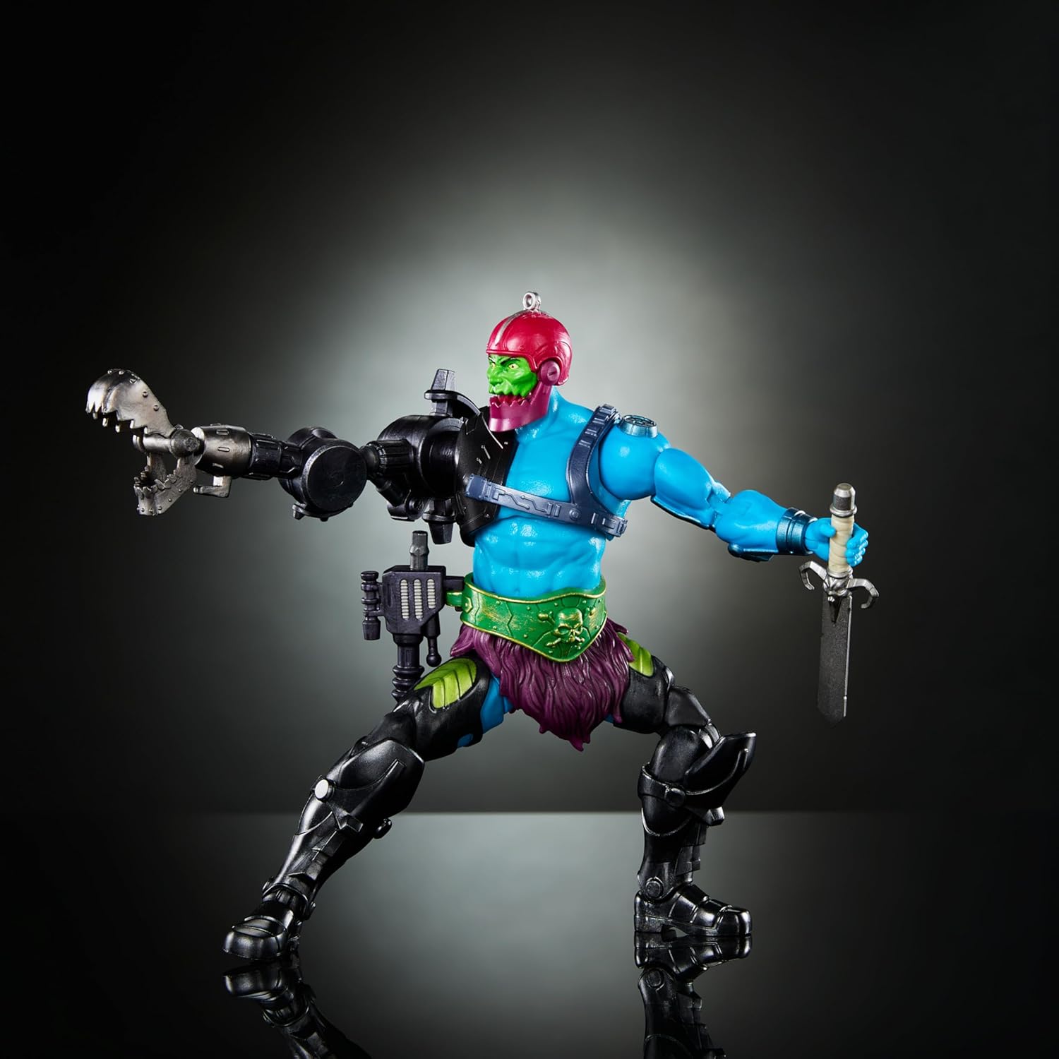 Masters of the Universe Masterverse New Eternia Trap Jaw figura de acción, coleccionable de lujo con 30 articulaciones y múltiples accesorios,