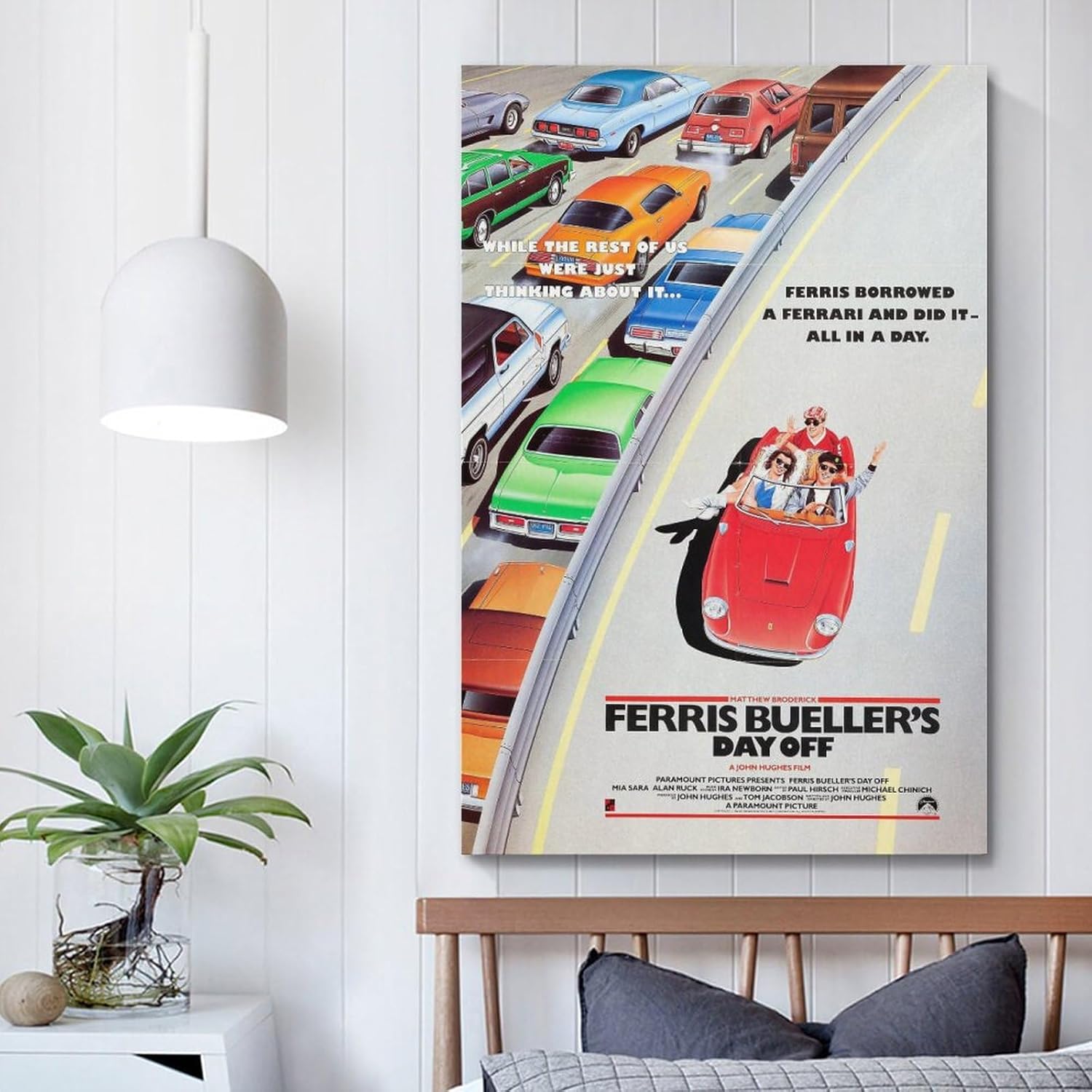 Ferris Bueller’s Day Off – Póster de lienzo y álbum de música, póster de álbum de música, pintura de pared, estética, decoración de habitación, 12 x
