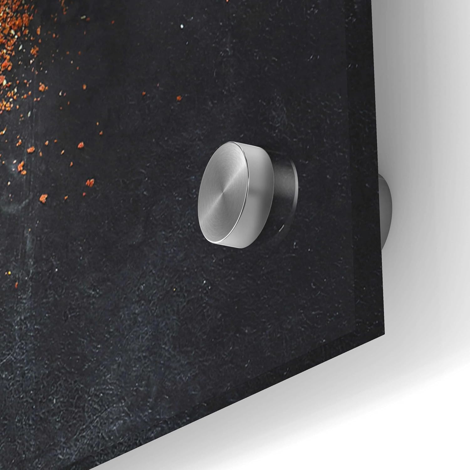 Epic Art ‘Spicy World II’ por Epic Portfolio, arte de pared de vidrio acrílico, 48 x 16 pulgadas