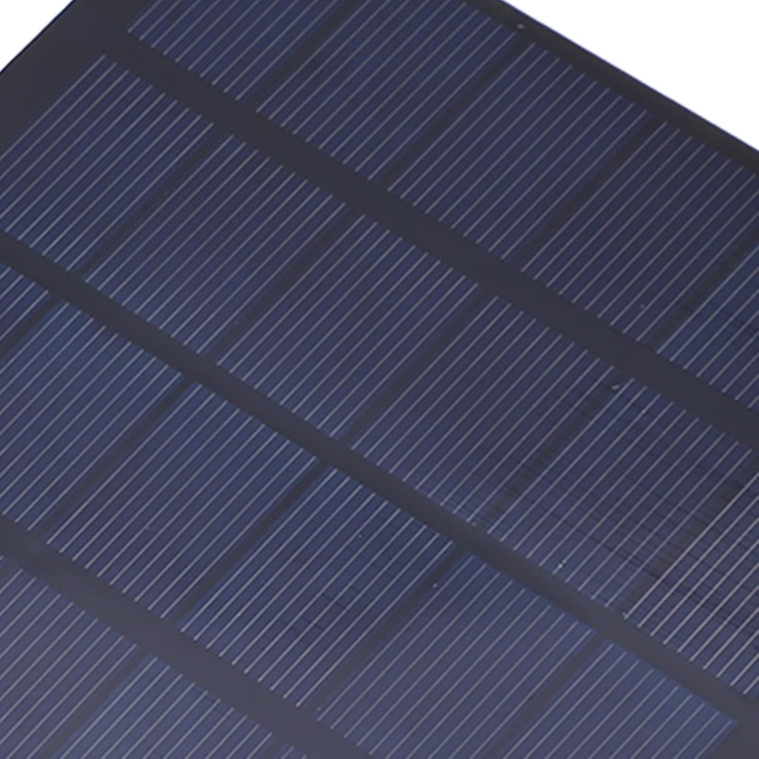 Panel solar monocristalino de 6V 1.5W alta tasa de conversión Tamaño compacto resistente al agua resistente a los rayos UV Diseño para bicicleta