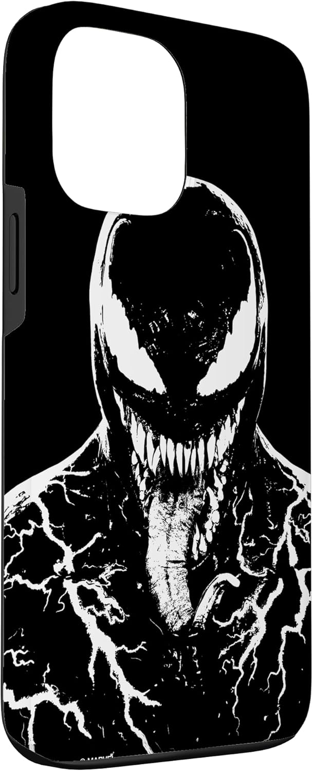 Funda negra para iPhone 13 Pro Max Marvel Venom Let There Be Carnage