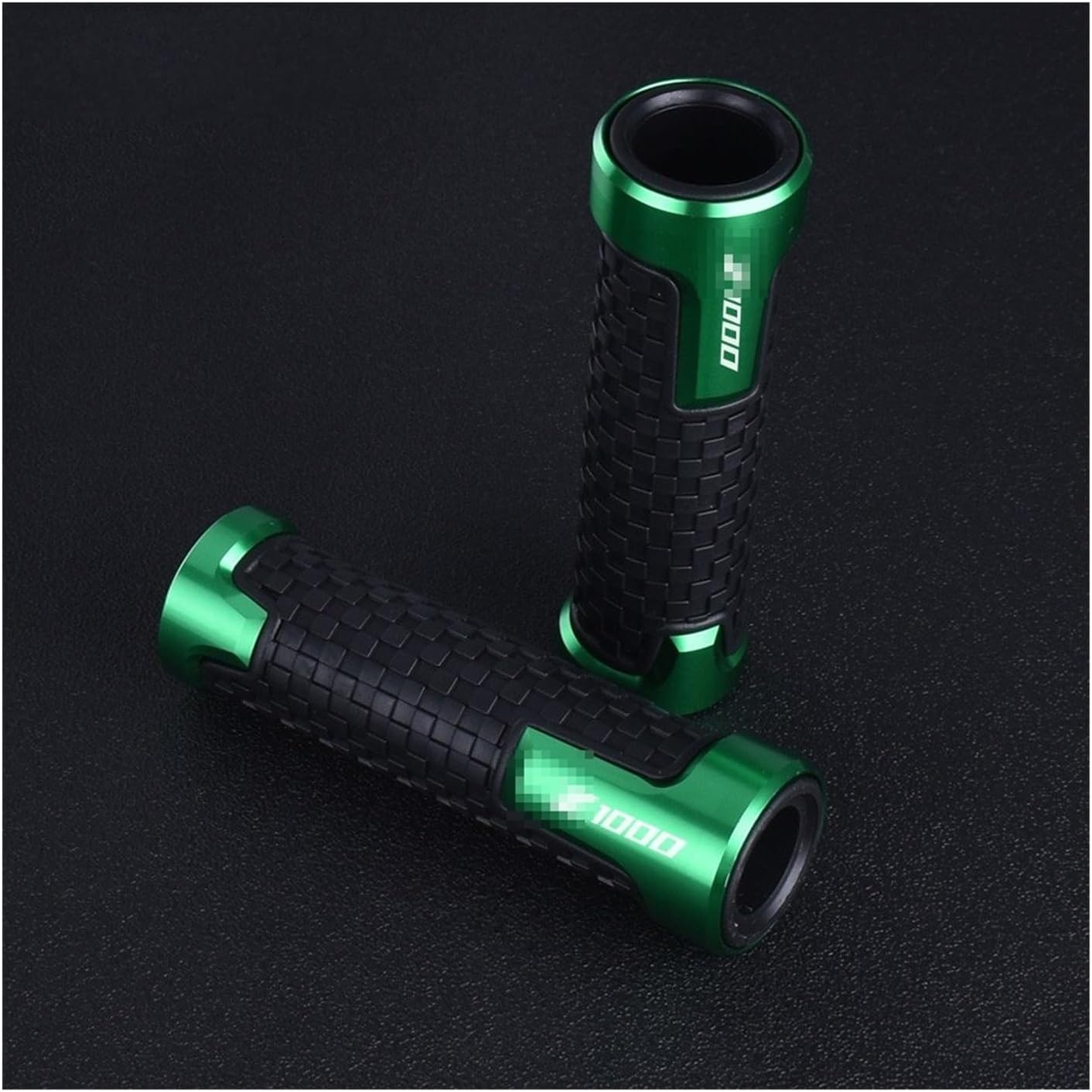 Empuñaduras para manillar de motocicleta Z1000 Logo motocicleta 0.866 in manillar Scooter Grip Grip para Kawasaki Z1000 2013 2014 2015 2016 2017