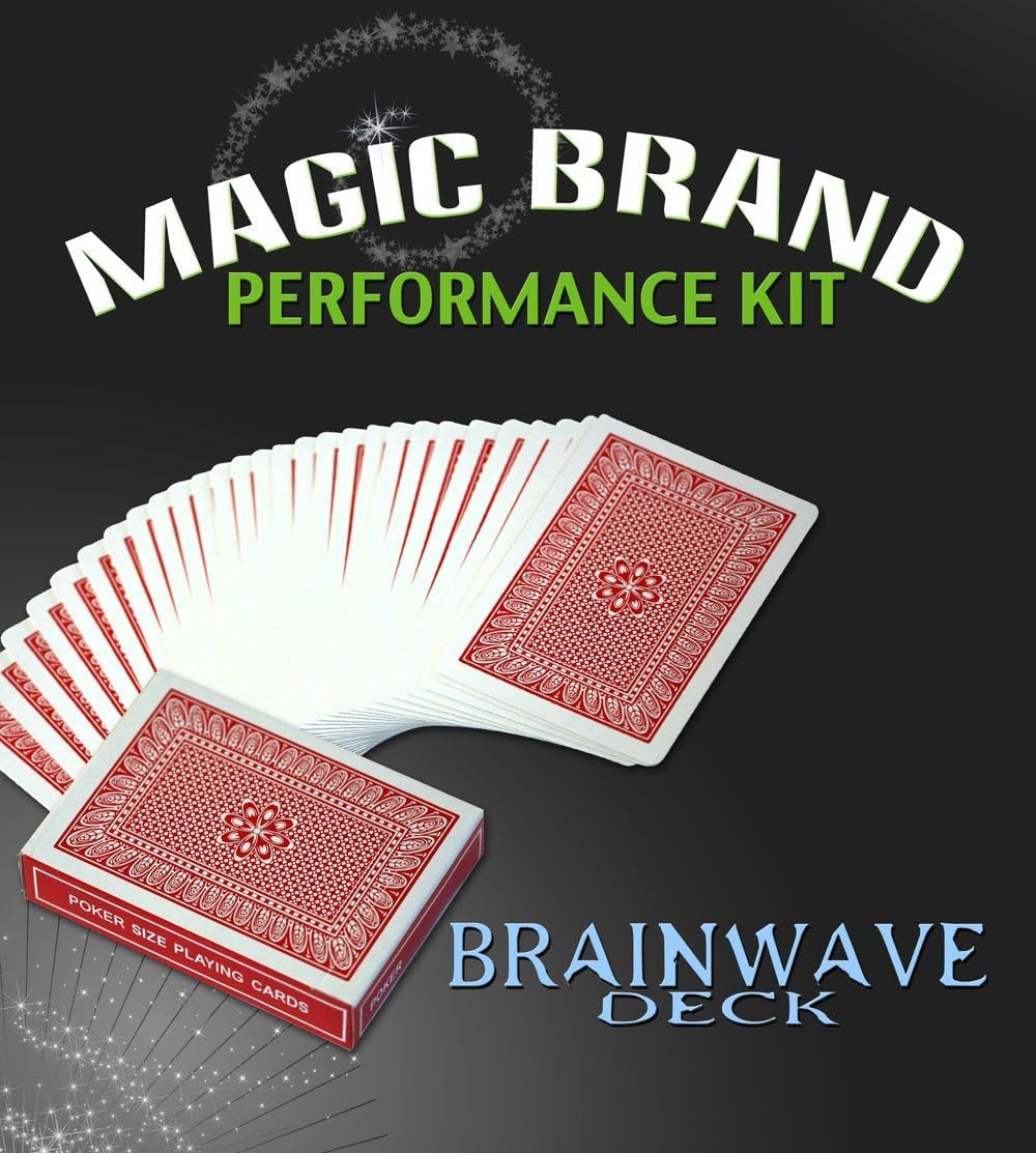 Mágica Brainwave Poker Tamaño Baraja – Marca de espalda roja