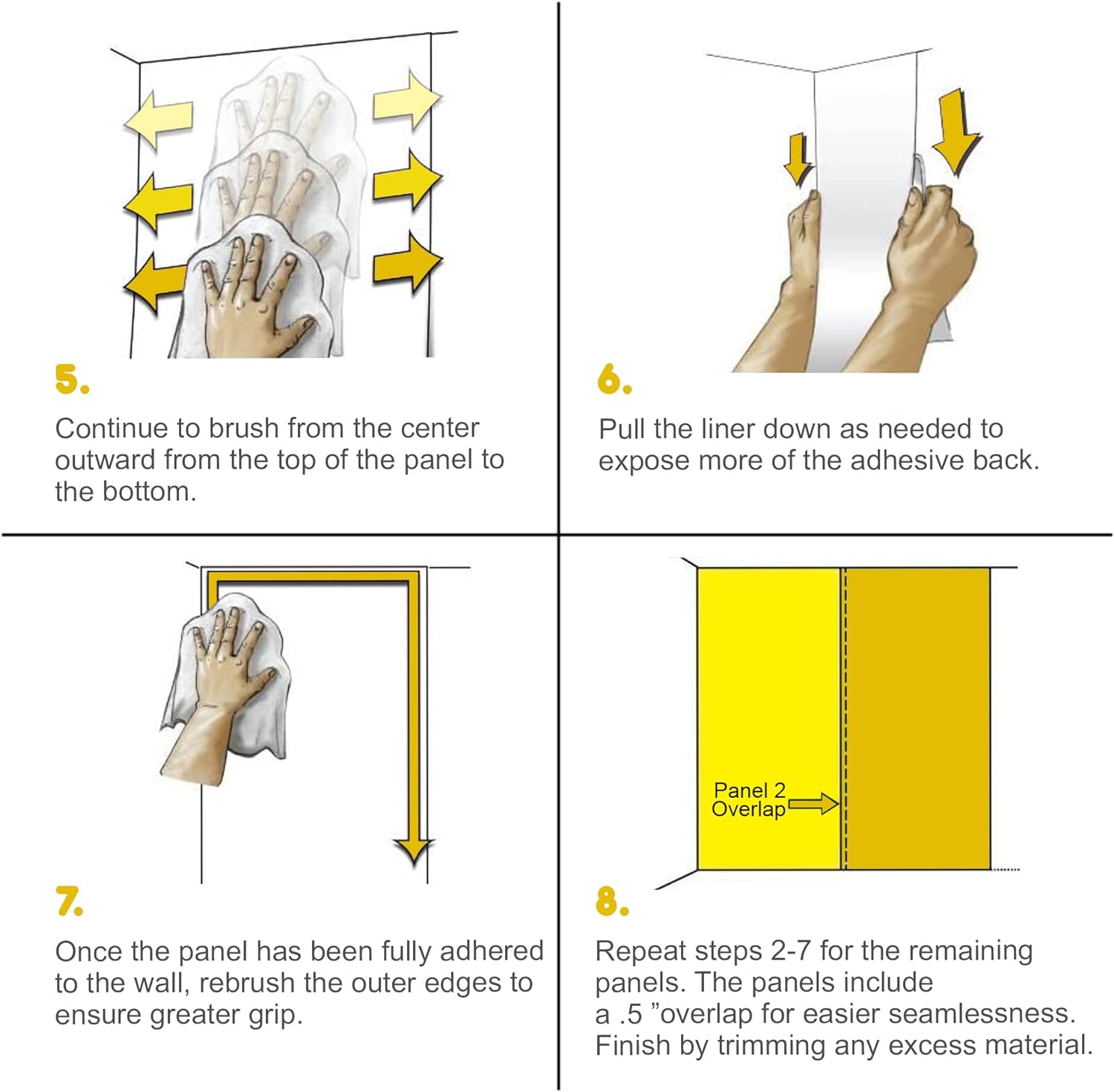 IDEA4WALL Murales de pared para dormitorio, ventana falsa de playa, ventana marrón, papel tapiz extraíble, calcomanías de pared para despegar y