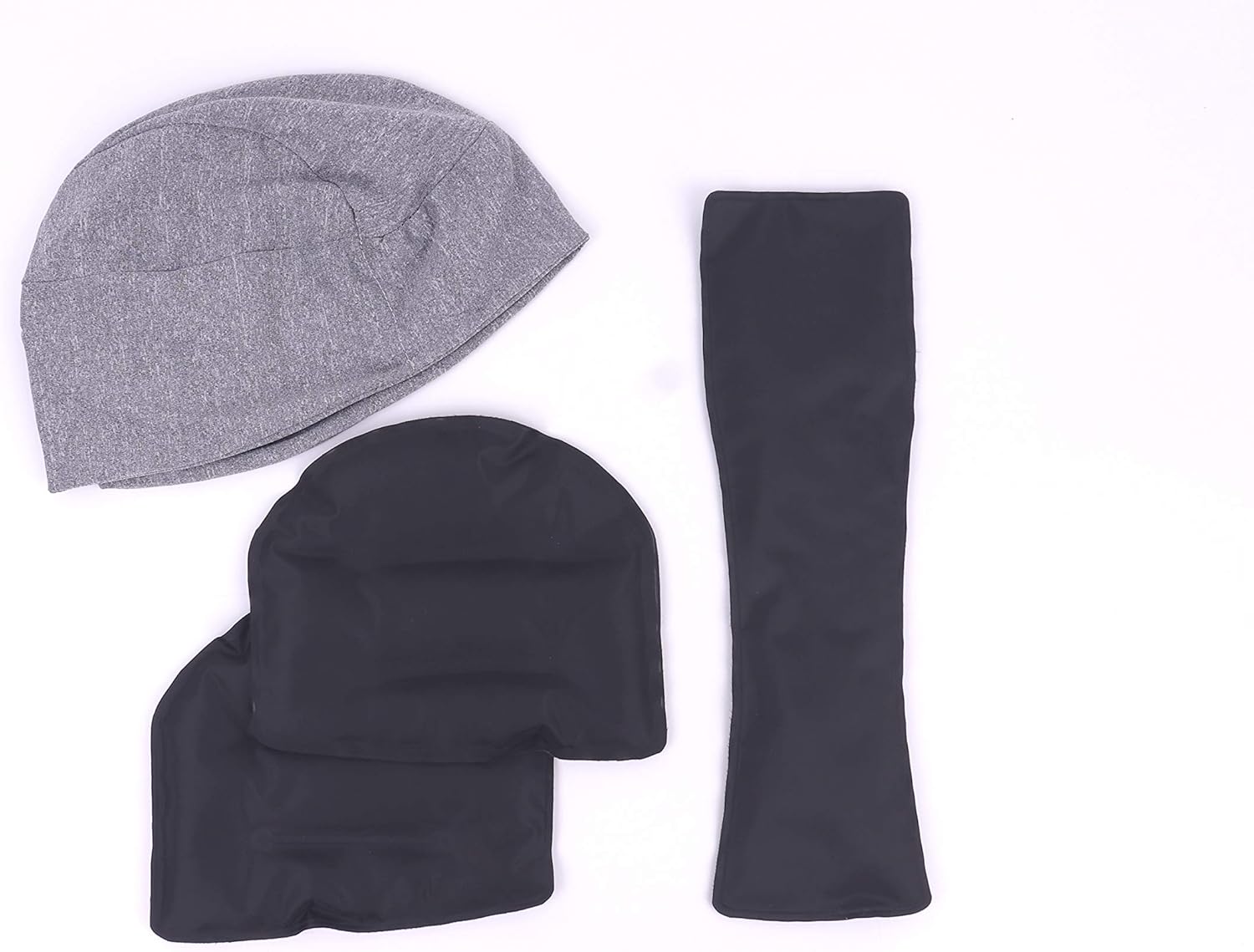 FOMI Care – Gorro de hielo con cobertura completa de gel para migraña, tapa fría craneal, paquete de recuperación de quimioterapia y dolor de cabeza