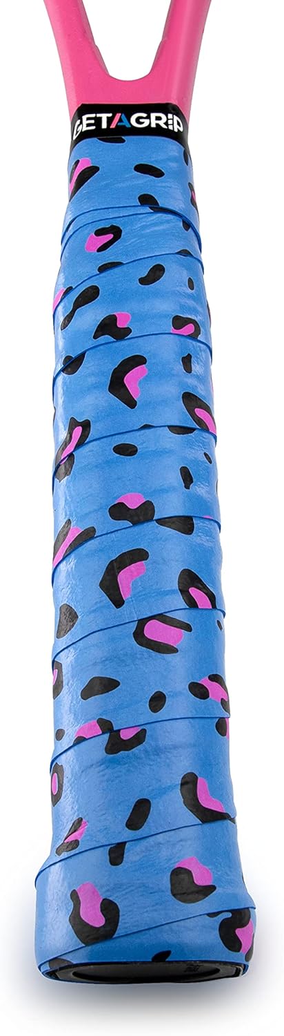 Get A Grip – Cinta de agarre de raqueta de tenis personalizada – Overgrips de tenis antideslizantesde secado rápido – Agarre de raqueta de bádminton