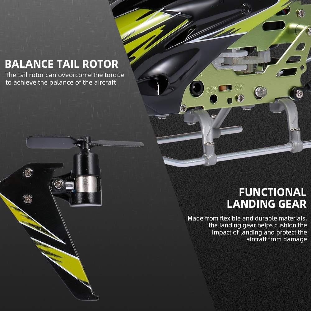 GoolRC Helicóptero a control remoto con giroscopio y luz, S929-A 3.5 canales Mini helicóptero para niños y principiantes (verde)