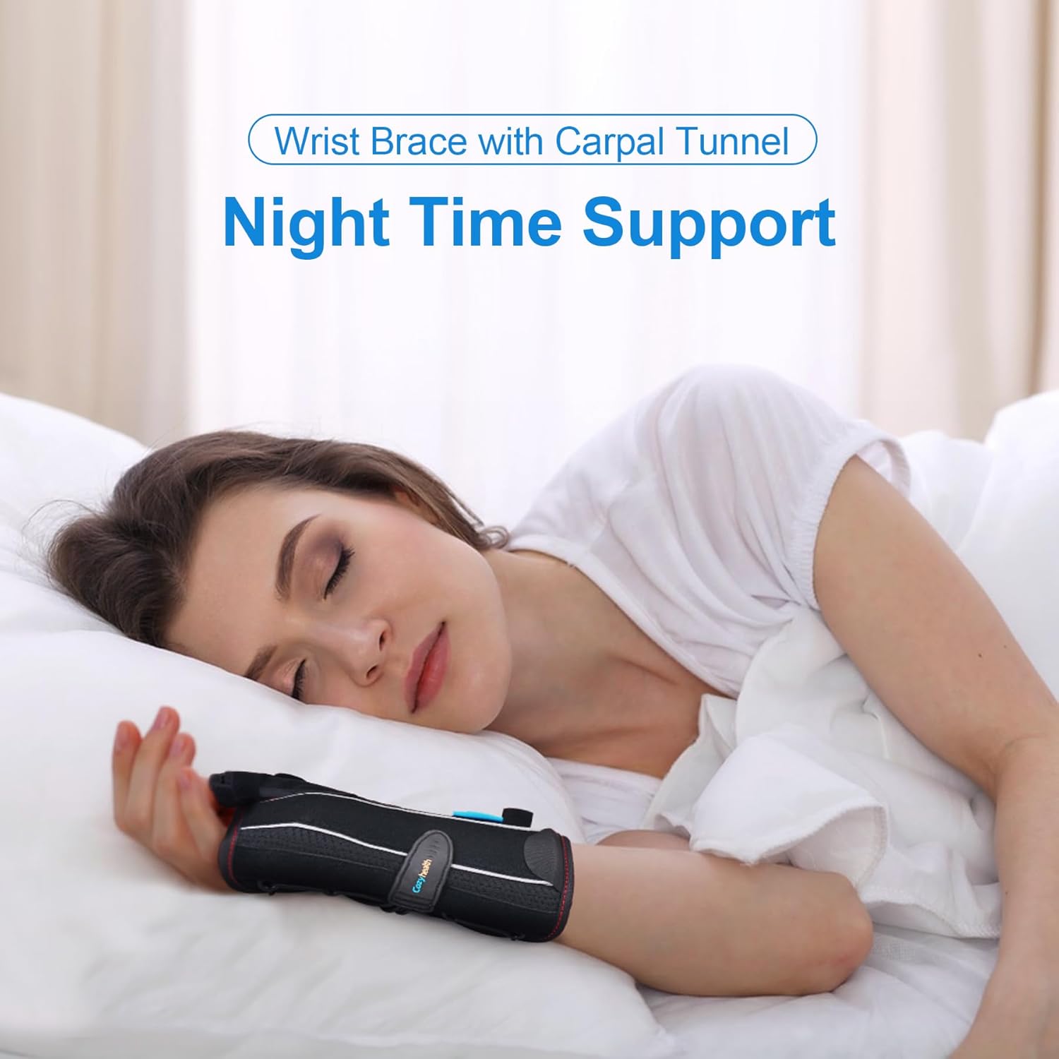 Cozyhealth Muñequera con férula espica para el pulgar para tenosinovitis de De Quervain, dolor en el túnel carpiano, estabilizador para tendinitis,