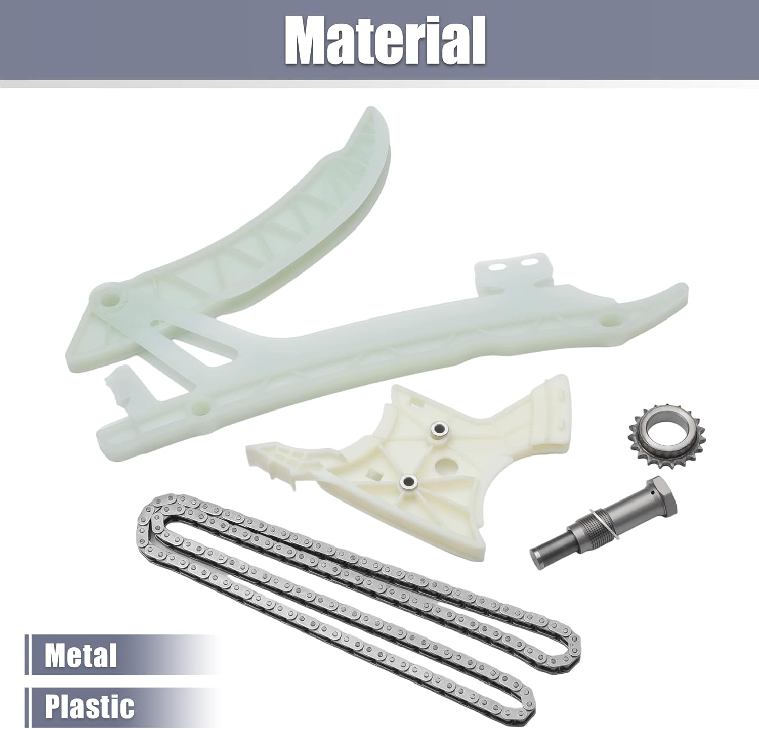 X AUTOHAUX Kit de cadena de distribución del motor para BMW X1 X3 X4 X5 Z4 328 428 528 N20 N26 2.0L reemplazar 11318648732 11317603944 11417605367S1