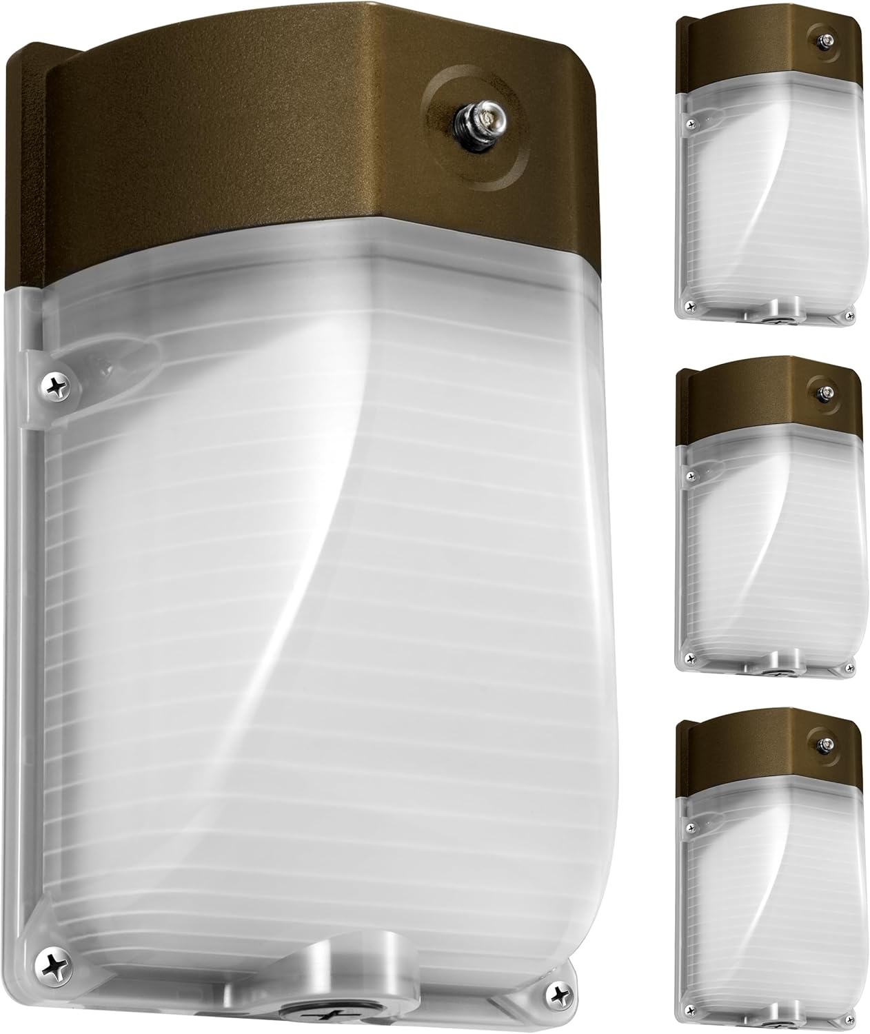 Feit Electric Paquete de luces LED de pared para exteriores de 40 W con fotocélula del atardecer al amanecer, luz de seguridad montada en la pared,