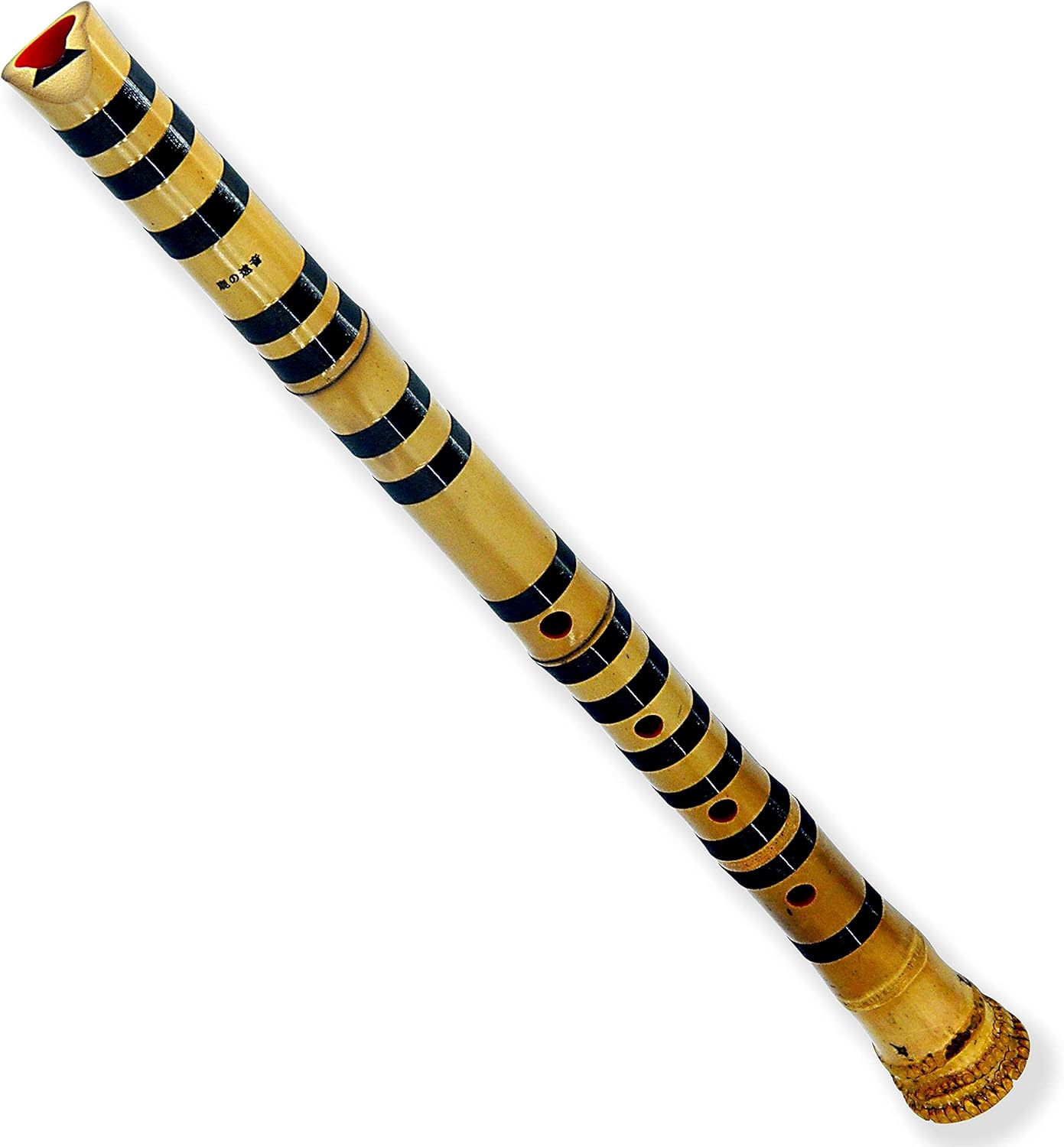 Flauta pentatónica Shakuhachi con raíz de campana natural. KINKO-ryu 2.0 pies, 26.2 pulgadas Clave de C, calidad profesional, toca todas las