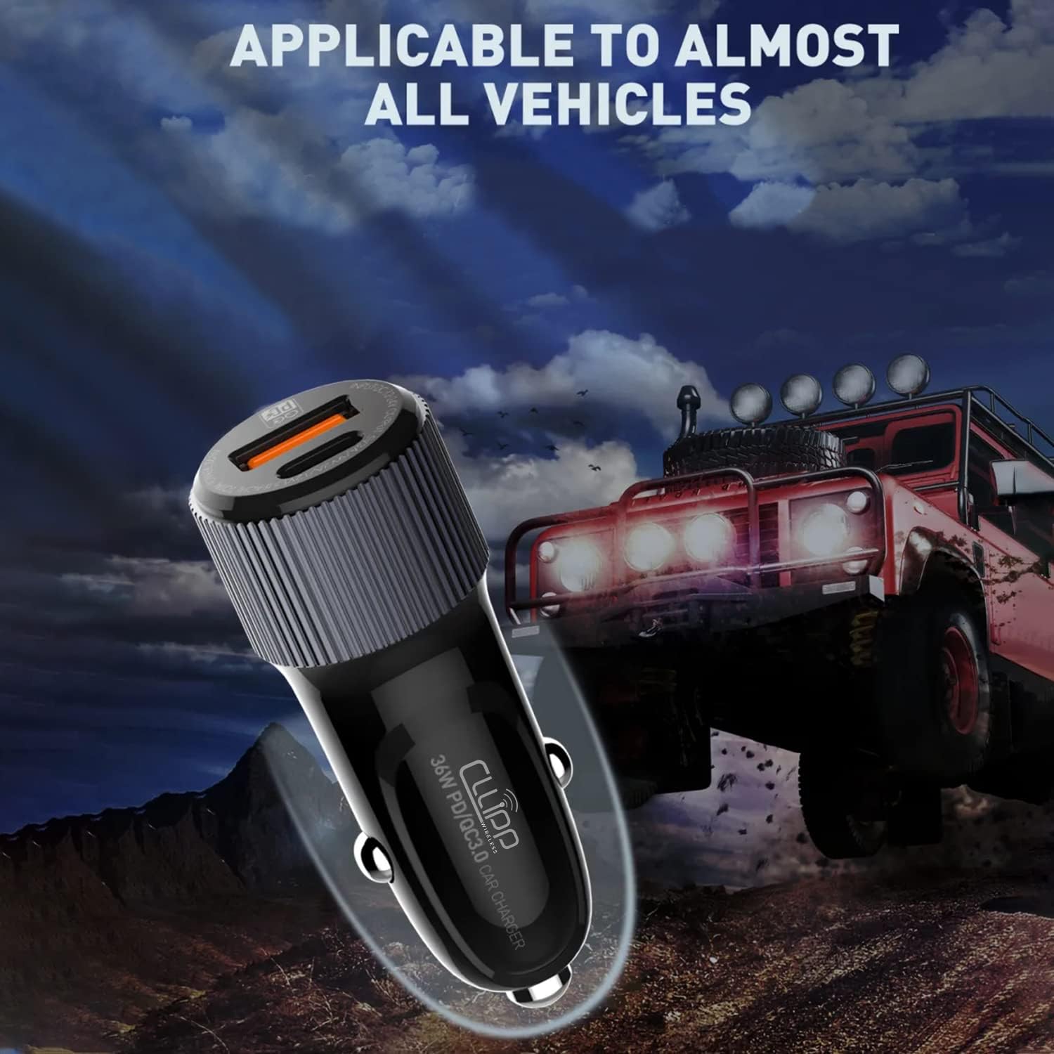 USB C, cargador rápido para automóvil, Qualcomm 3.0 y PD Dual Puertos de carga rápida de calidad premium para smartphones Samsung Galaxy S22 S21