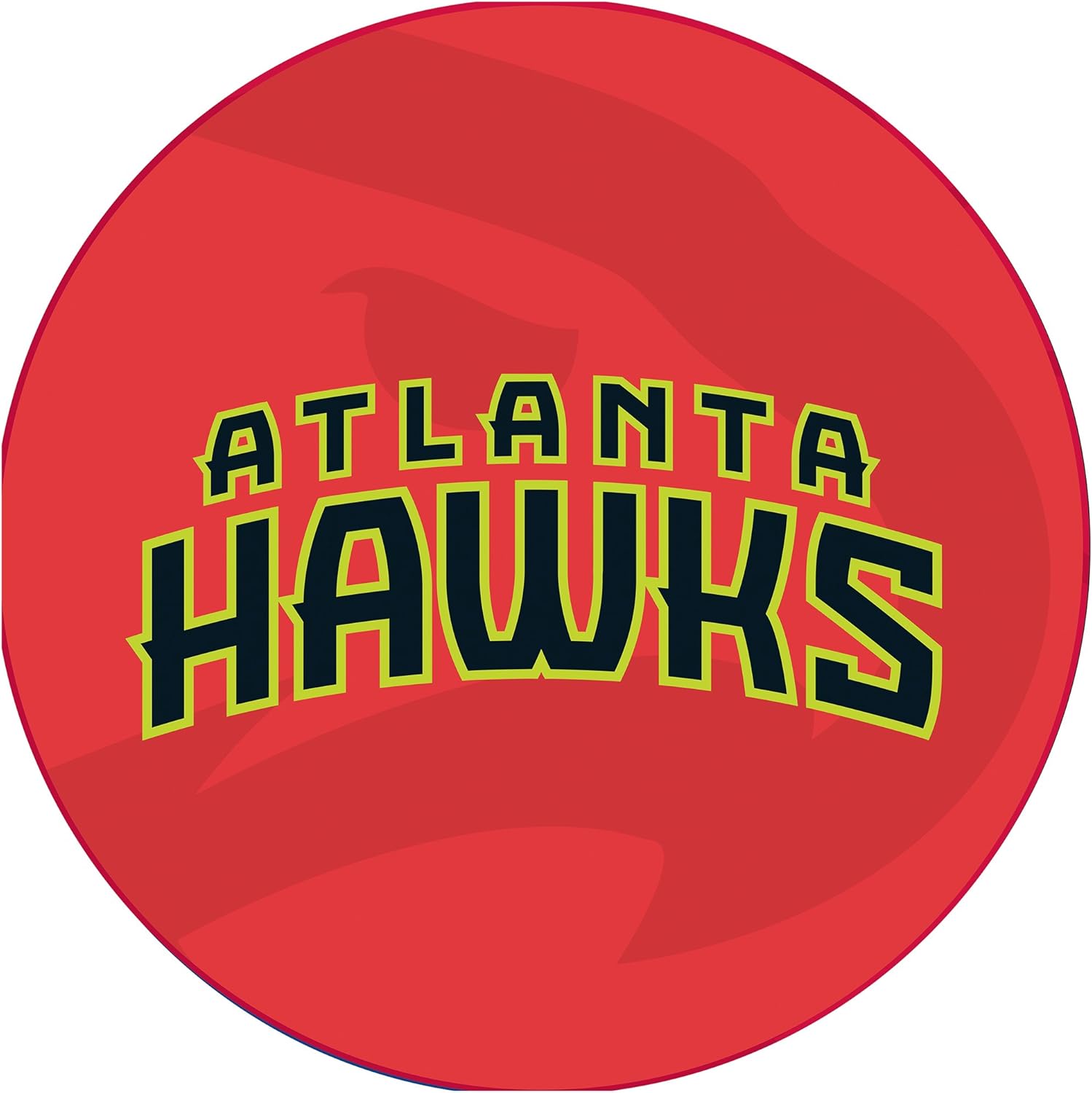 Trademark Gameroom NBA1005-AH2 NBA Taburete de bar acanalado cromado – Fade – Atlanta Hawks