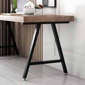 HOMEKAYT Patas de metal para mesa, patas de escritorio de 28 pulgadas de alto x 24 pulgadas de ancho, patas de mesa de estilo industrial y moderno, HOMEKAYT Patas de metal para mesa, patas de escritorio de 28 pulgadas de alto x 24 pulgadas de ancho, patas de mesa de estilo industrial y moderno,
