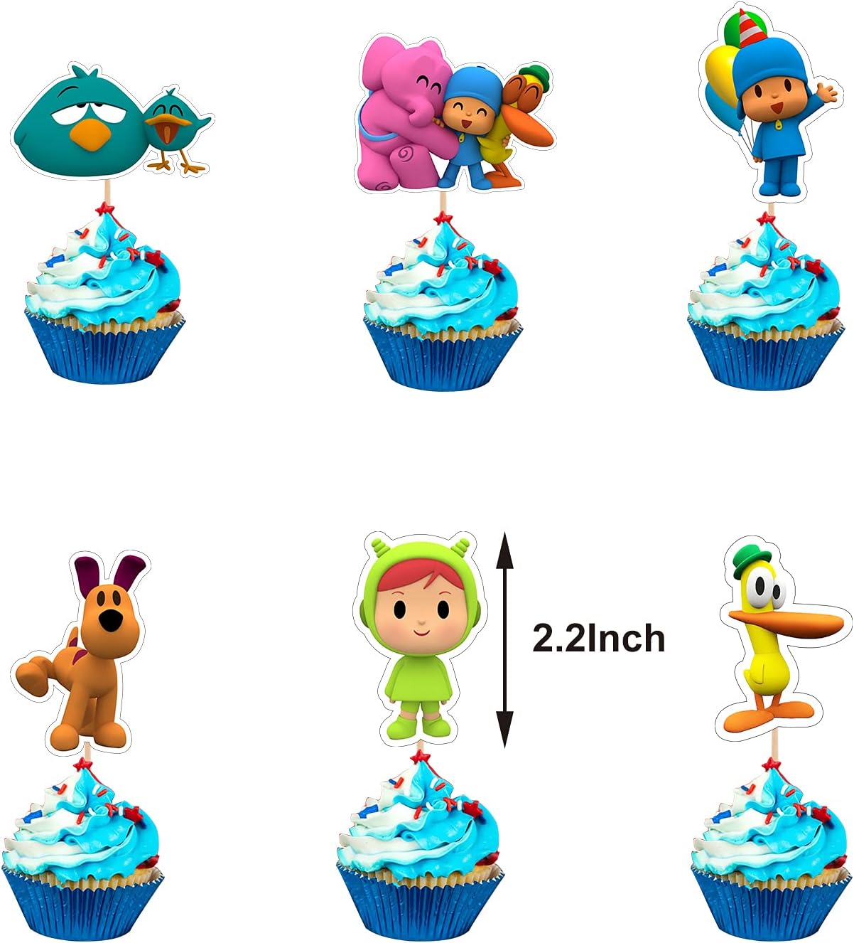 Poc_yo – Juego de suministros de decoración de fiesta de cumpleaños, decoraciones de fiesta temática de Poc_yo para niños y niñas, incluye 1