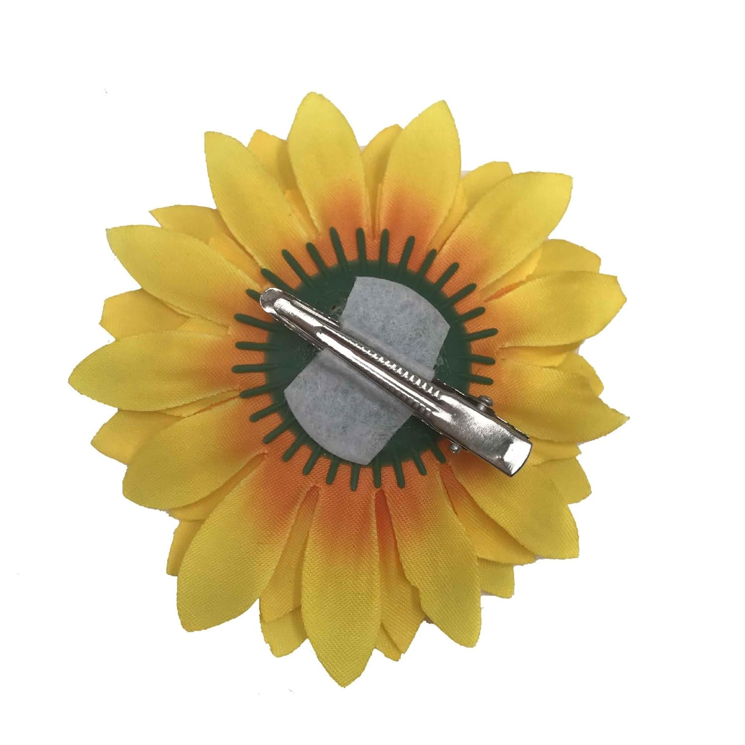 Pinzas para el pelo de girasol, pasadores de pelo de girasol, horquillas de girasol amarillo BBG55 (juego de 2 unidades, C)