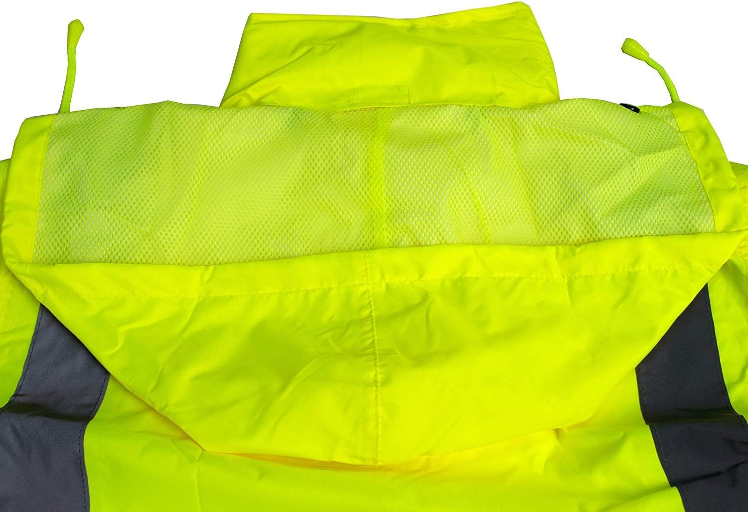 Troy Clase 3 Traje de lluvia, pantalones de alta visibilidad, parte inferior negra reflectante RW-CLA3-LM11 (S, lima), Verde