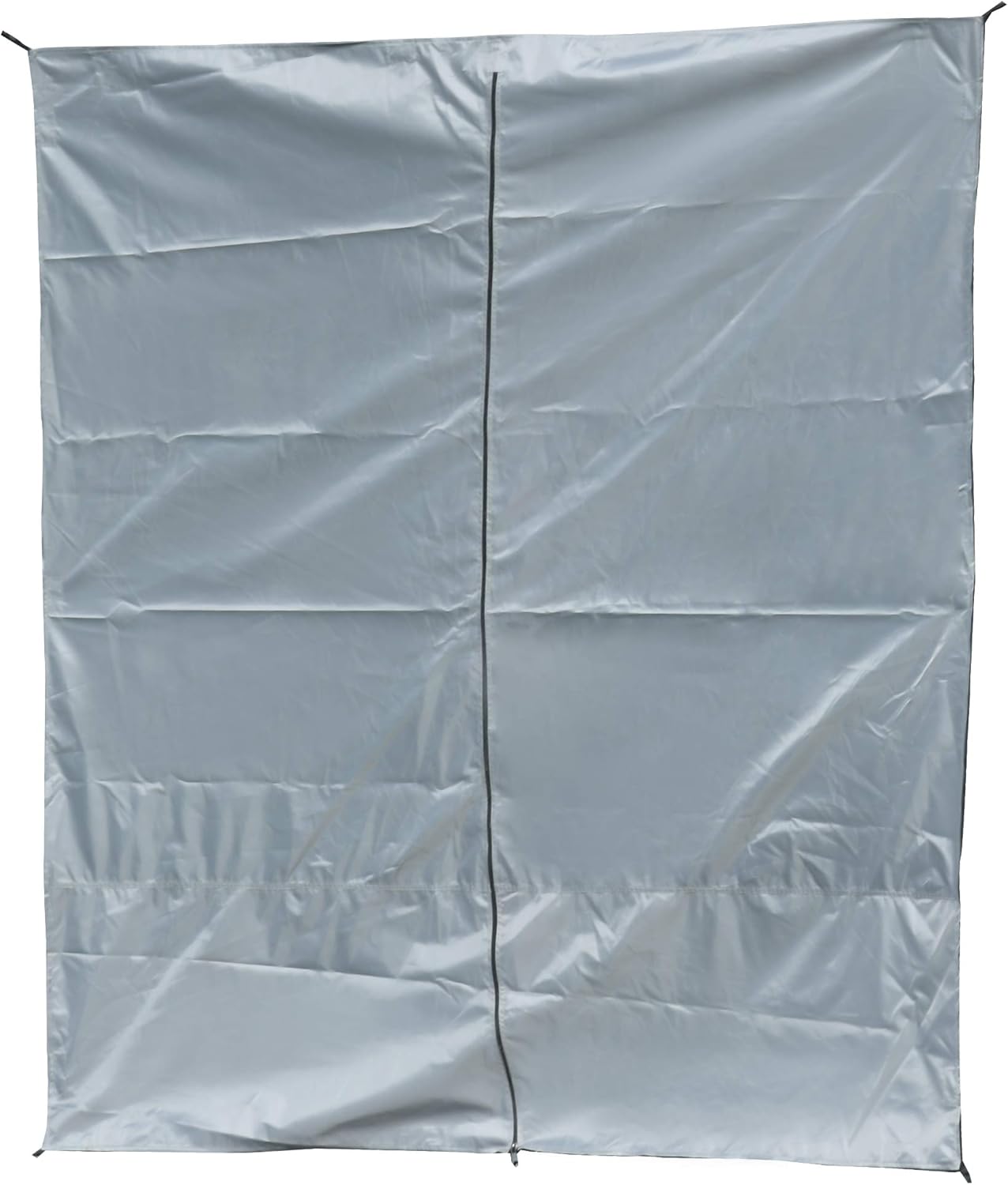 Mcombo Paneles de viento de carpa portátil emergentes, P1024 (gris, 5 paneles (6 pies 7 pulgadas x 6 pies 7 pulgadas)
