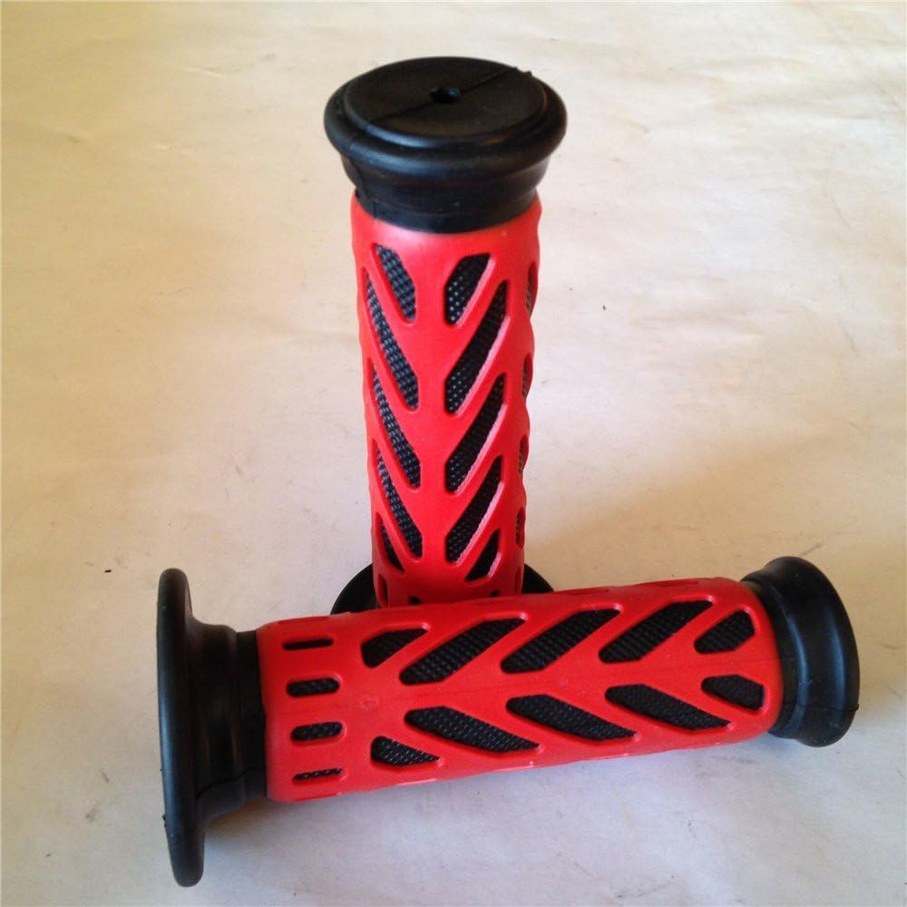 XKH – Agarraderas de gel rojo de 0.984 in, 1 pulgada, compatibles con ATV Brute Force Prairie BRUIN GRIZZLY KODIAK Yamaha Kawasaki Suzuki B01M2C0A29