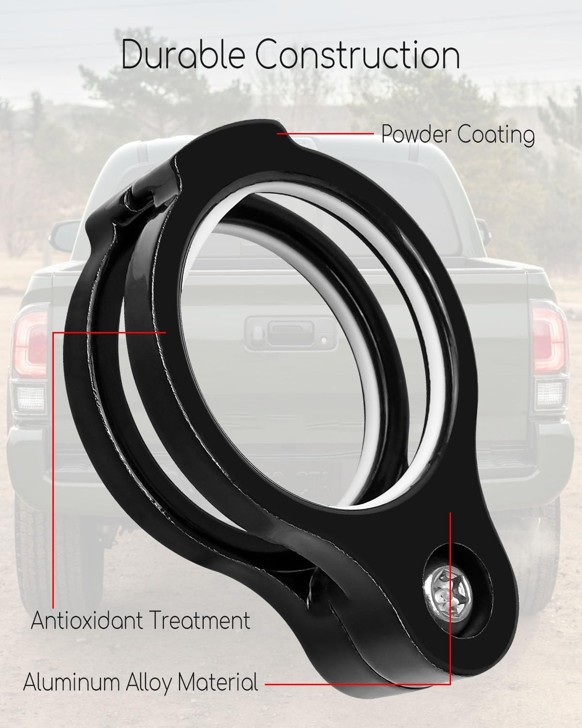 Cerradura antirrobo para puerta trasera para Toyota Tacoma 2005 2006 2007 2008 2009 2010 2011 2012 2013 2014 2015, cerraduras para puerta trasera
