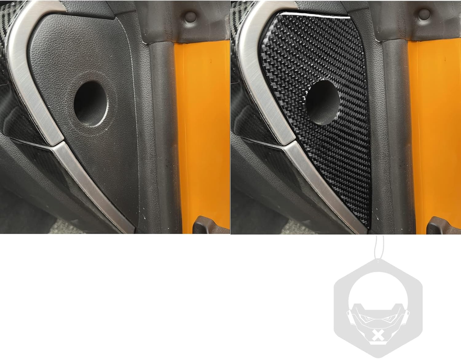 NVCNX Real Premium – Adhesivo de fibra de carbono compatible con Ford Mustang GT 2015-2023 2016 2017 2018 2019 2020 2021 2022 para salpicadero de
