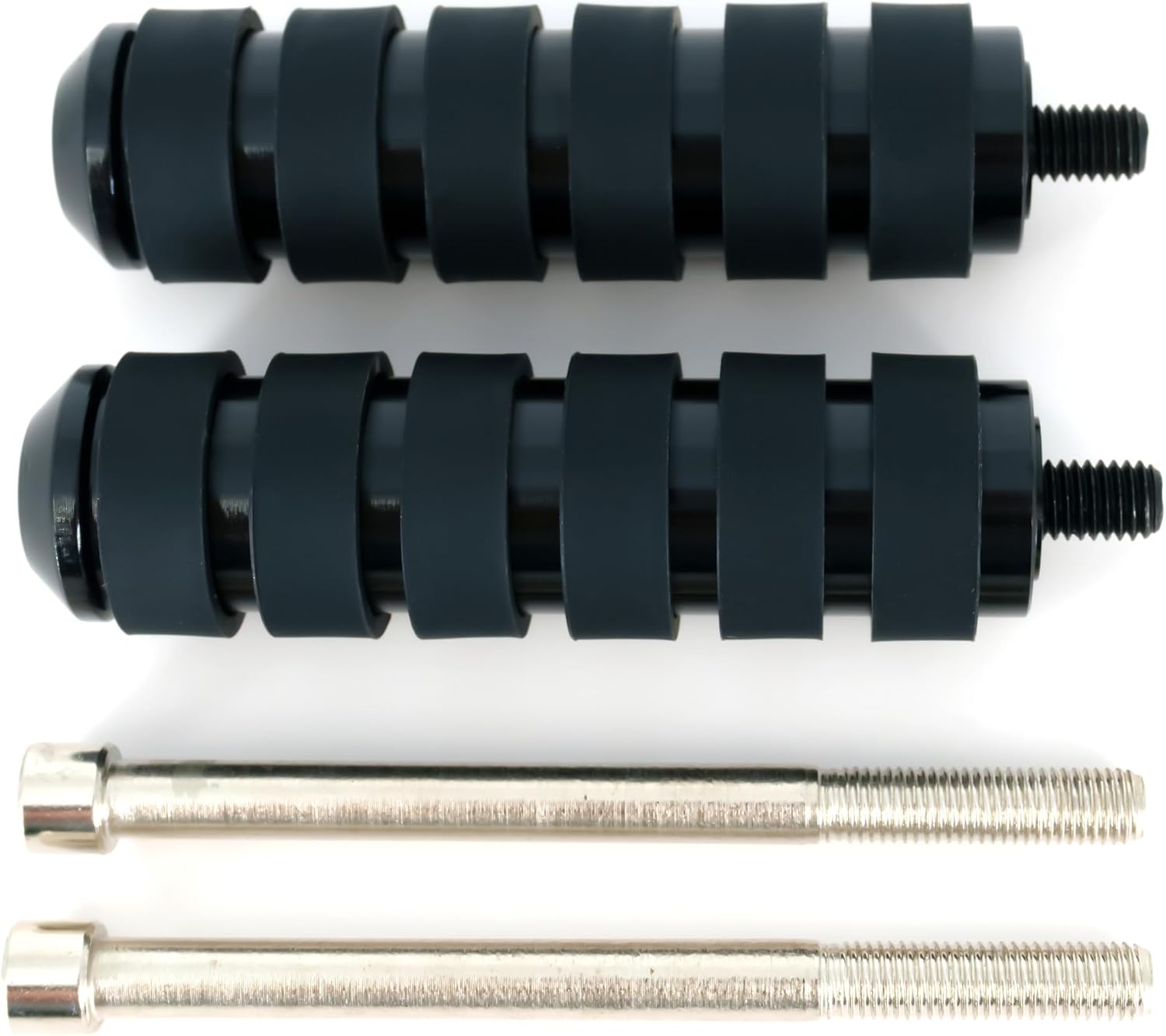 IronHorse – Un par de clavijas de cambio de pie extendidas para motocicleta de 3.8 pulgadas para Harley Softail Sportster Dyna Fat Bob Touring Road