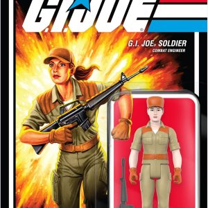 Super7 G.I. Joe – Pelo de cola de caballo femenino de combate (rosa) de 3.75 pulgadas Super7 G.I. Joe – Pelo de cola de caballo femenino de combate (rosa) de 3.75 pulgadas