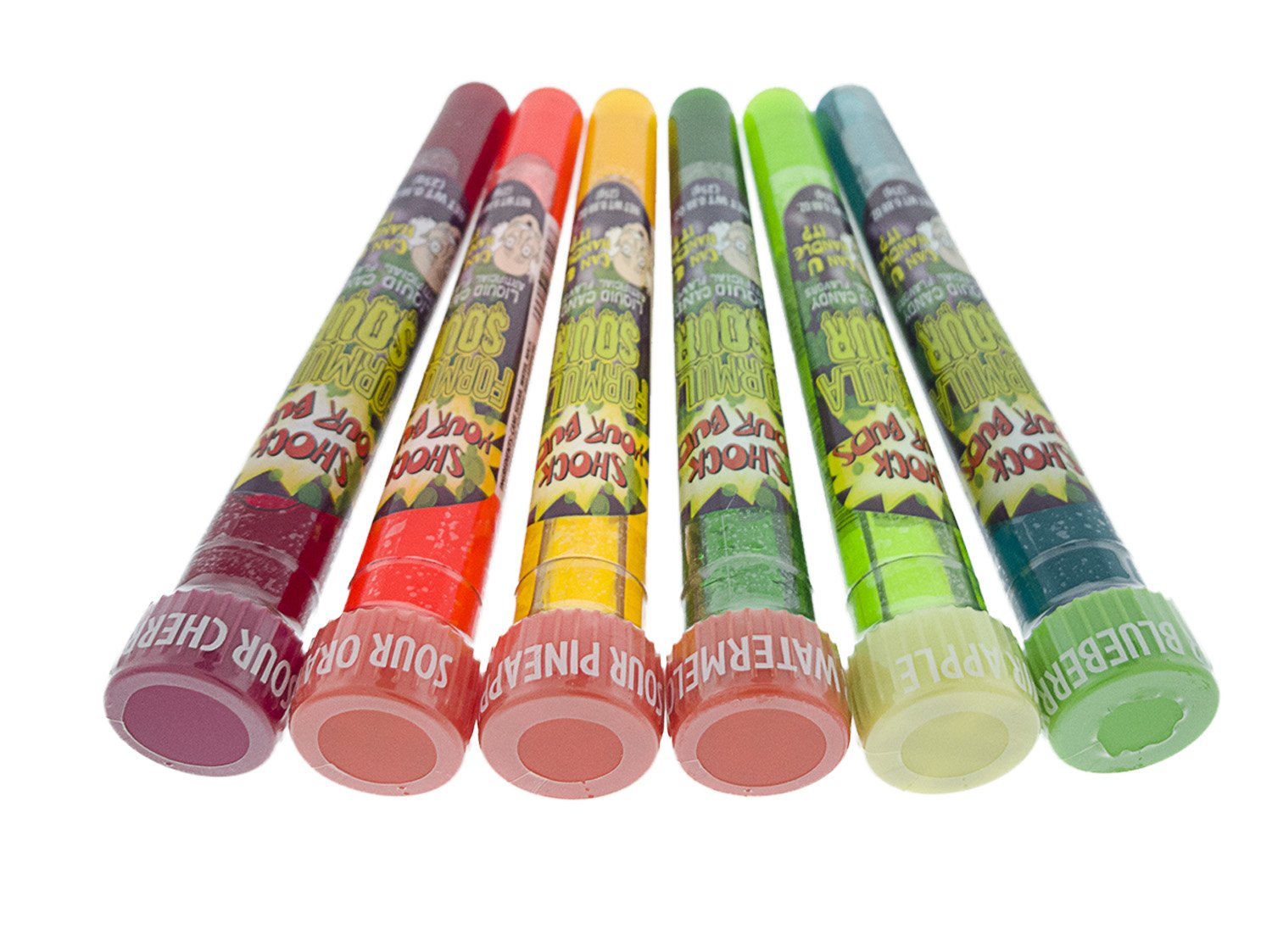 Formula Sour-Test Tube Liquid Sour Candy (Cantidad 24 Tubos)