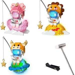 qOvOp 3 paquetes de 12 constelaciones de juguetes de construcción de microladrillos, Tauro y Leo y Virgo, juego de bloques de construcción pequeños, qOvOp 3 paquetes de 12 constelaciones de juguetes de construcción de microladrillos, Tauro y Leo y Virgo, juego de bloques de construcción pequeños,