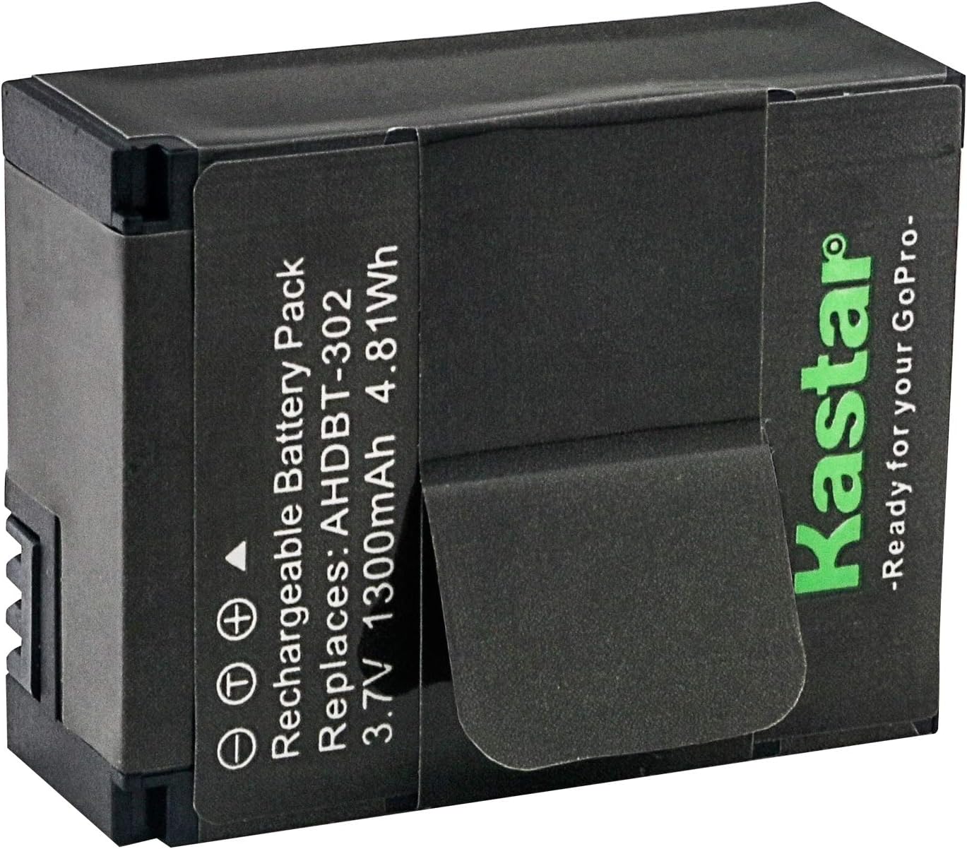 Kastar Batería GOPRO3 (paquete de 4) para GoPro HD HERO3, HERO3+, AHDBT-302 funciona con GoPro AHDBT-201, AHDBT-301, AHDBT-302