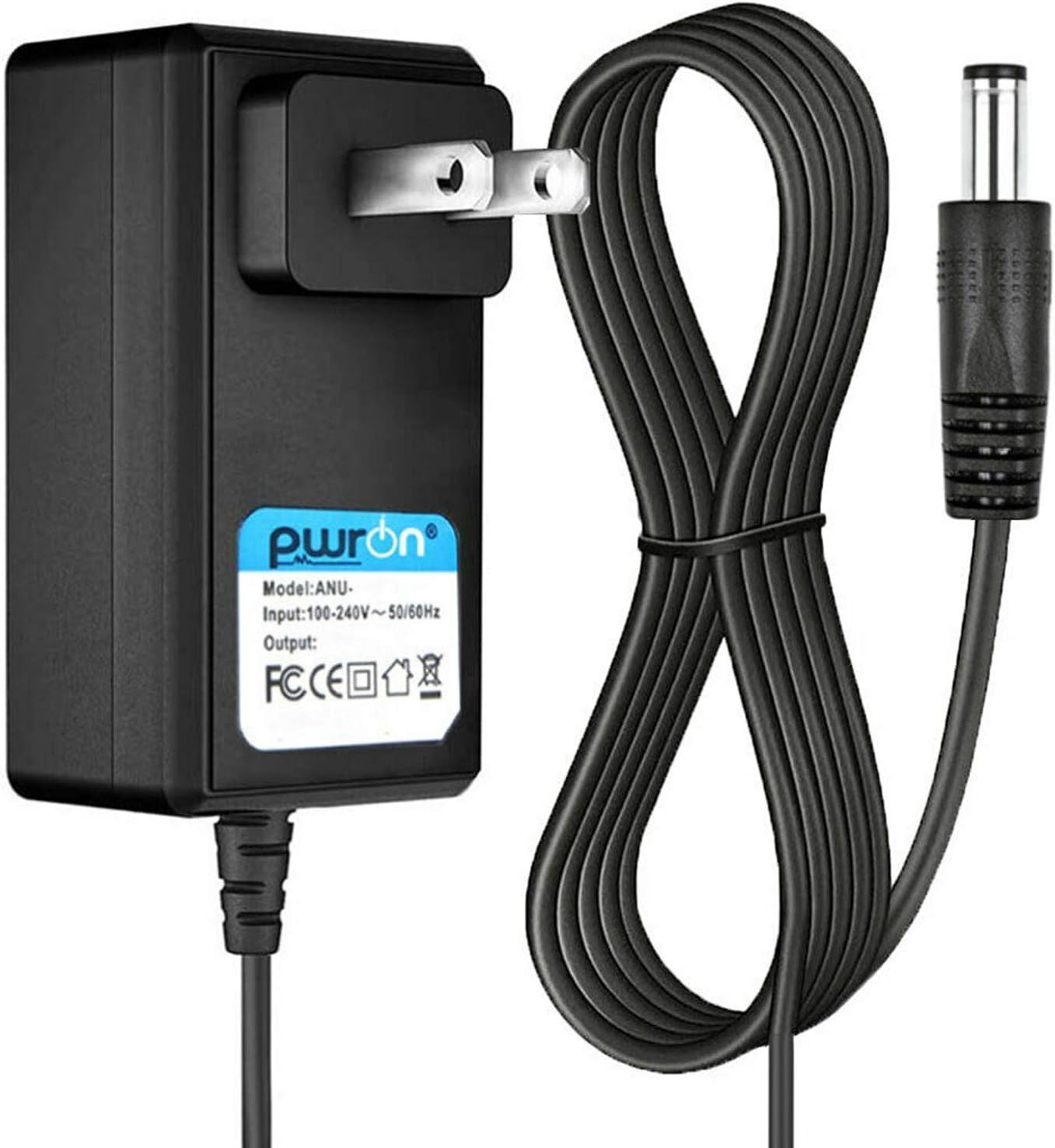 Pwron Adaptador de CA a CC para Shure PS24 Receptor inalámbrico de bajo consumo PS24US Cable de fuente de alimentación Cargador de batería PSU