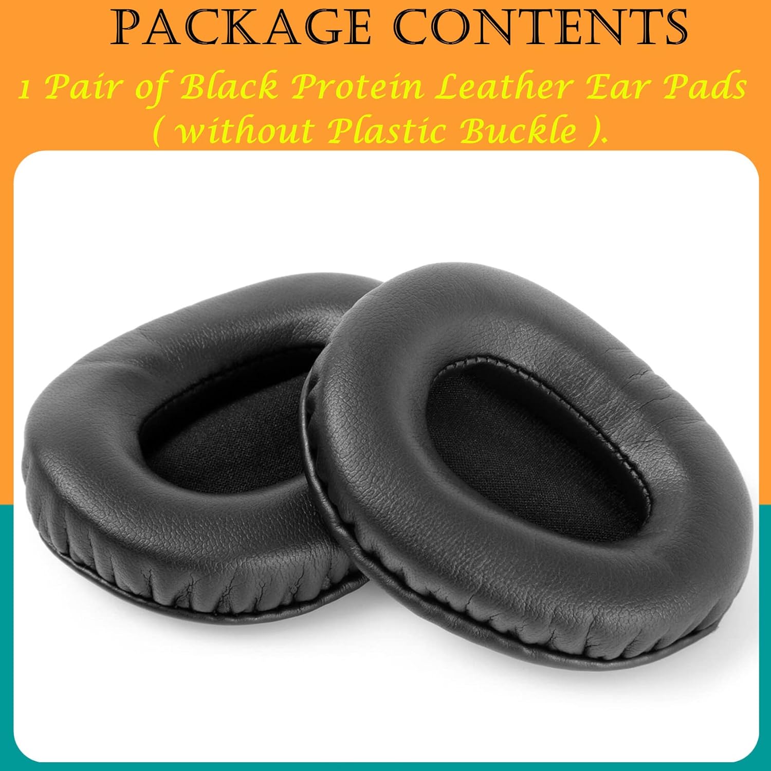 TaiZiChangQin HA-NC250 Almohadillas de repuesto compatibles con auriculares JVC HA-NC250 HA-NC260 HA NC250 NC260 (almohadillas de cuero proteínico)