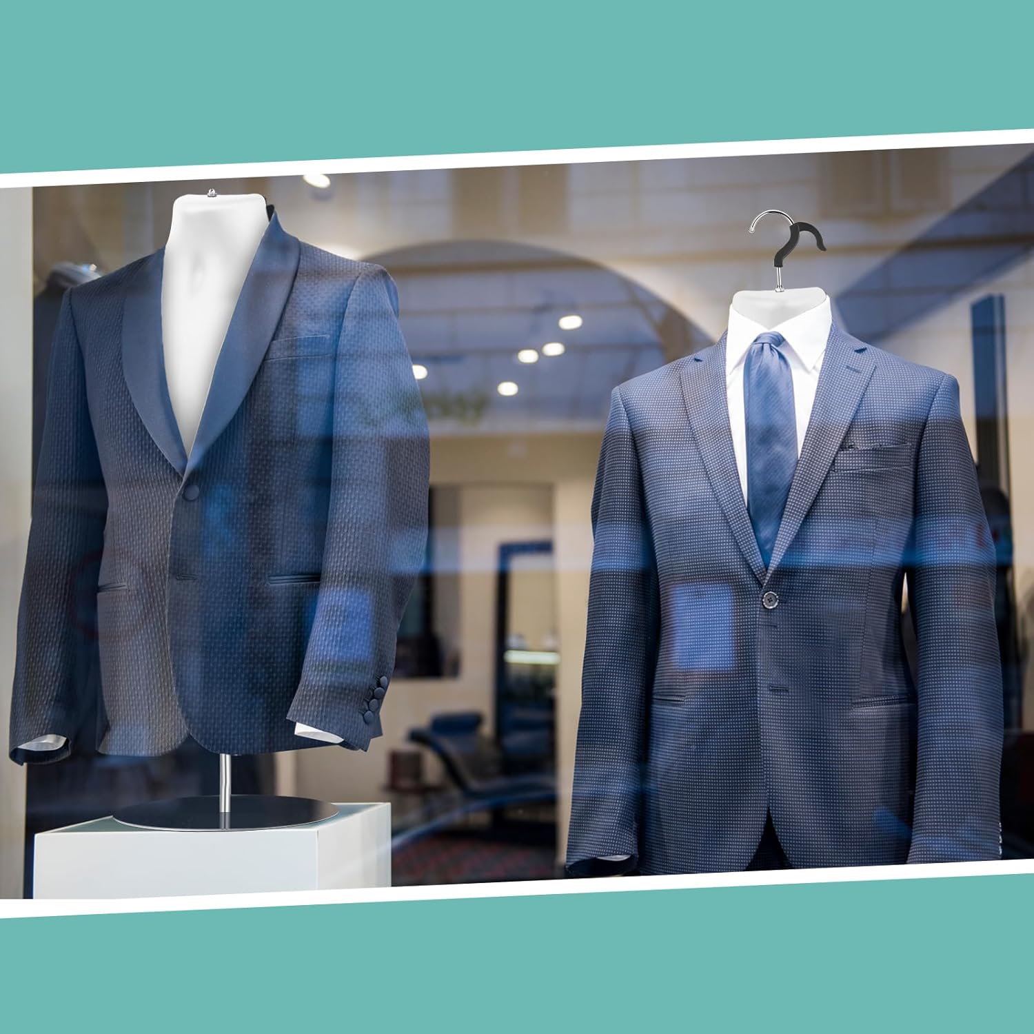 6 piezas de maniquí masculino torso blanco maniquí colgante cuerpo torso con ganchos, medio maniquí cuerpo hueco espalda para coser vestido y camisa