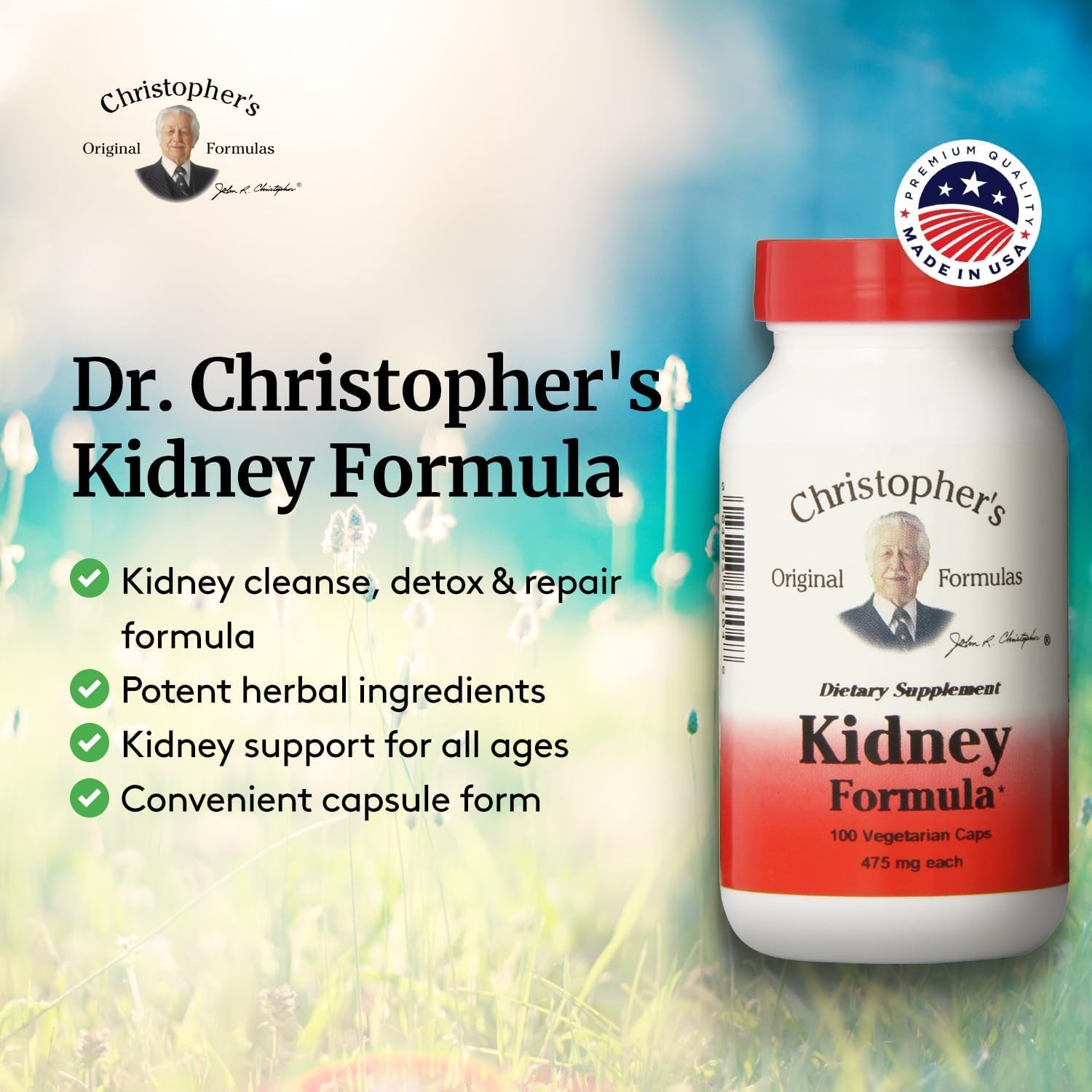 Dr. Christopher’S Formulas Fórmula de riñón 100 Cap