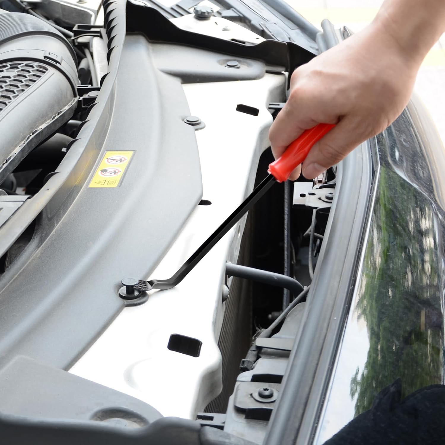XBRN Kit de herramientas de extracción de moldura automática, kit de herramientas de 13 piezas de panel de automóvil, puerta y ventana, juego de