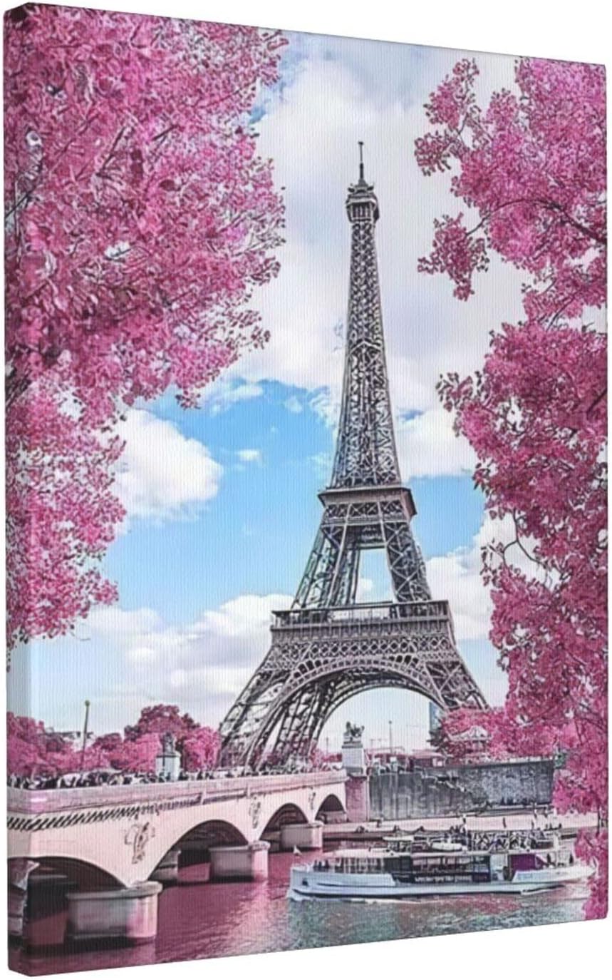 Arte de pared de la Torre Eiffel de París, cuadros de París, decoración de pared de la Torre Eiffel de París, lienzo impreso, arte moderno para